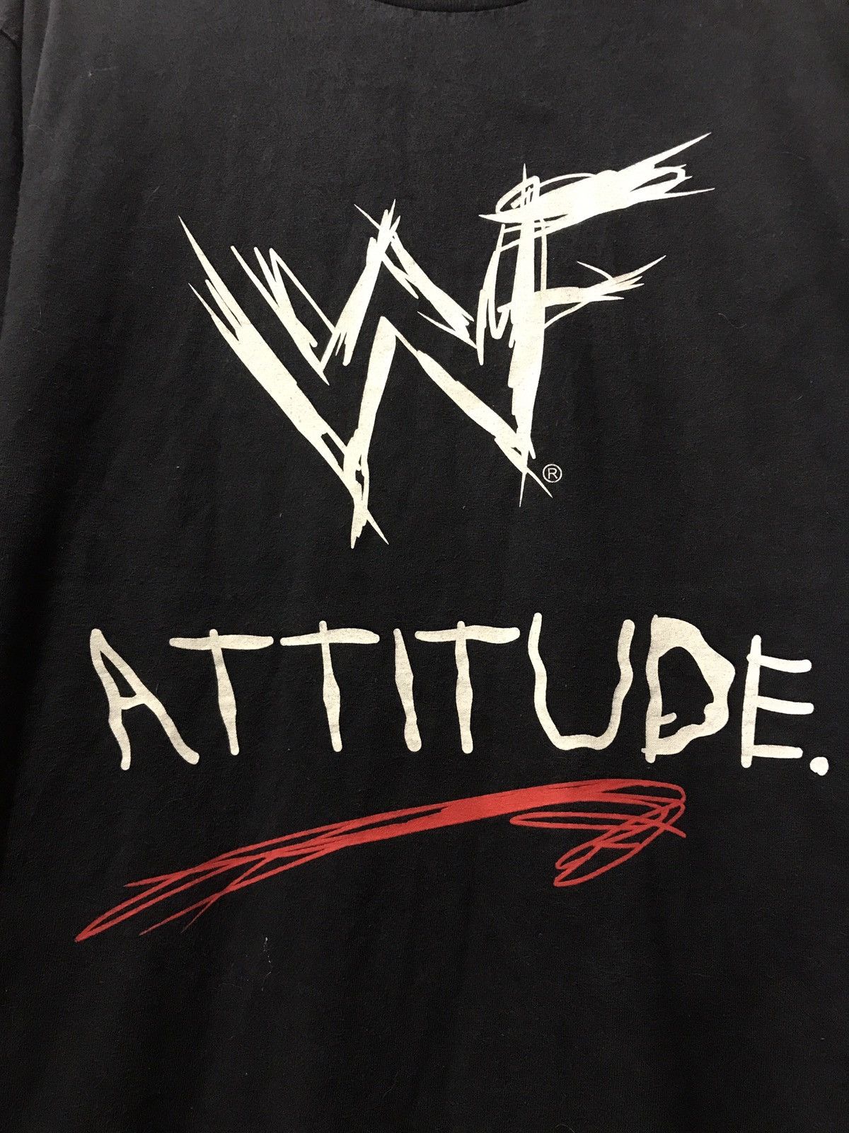 Vintage × WCW/nWo × WWF Rare Vintage WWF ATTITUDE Come Get Some T-Shirt 1991 Size US XL / EU 56 / 4 - 1 Thumbnail