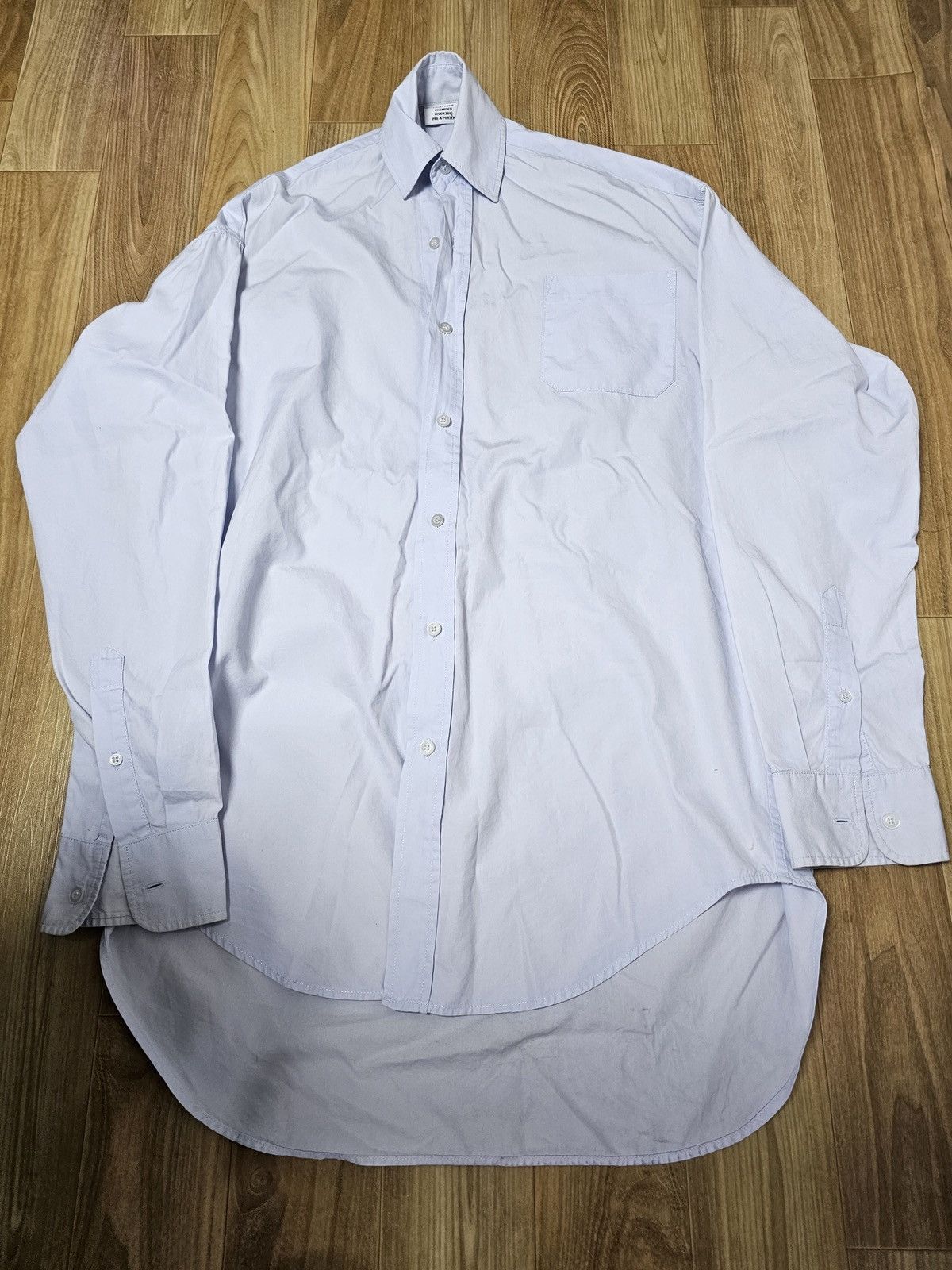 Vetements S Vetements AW15 oversized button up shirt skyblue Size US S / EU 44-46 / 1 - 1 Thumbnail
