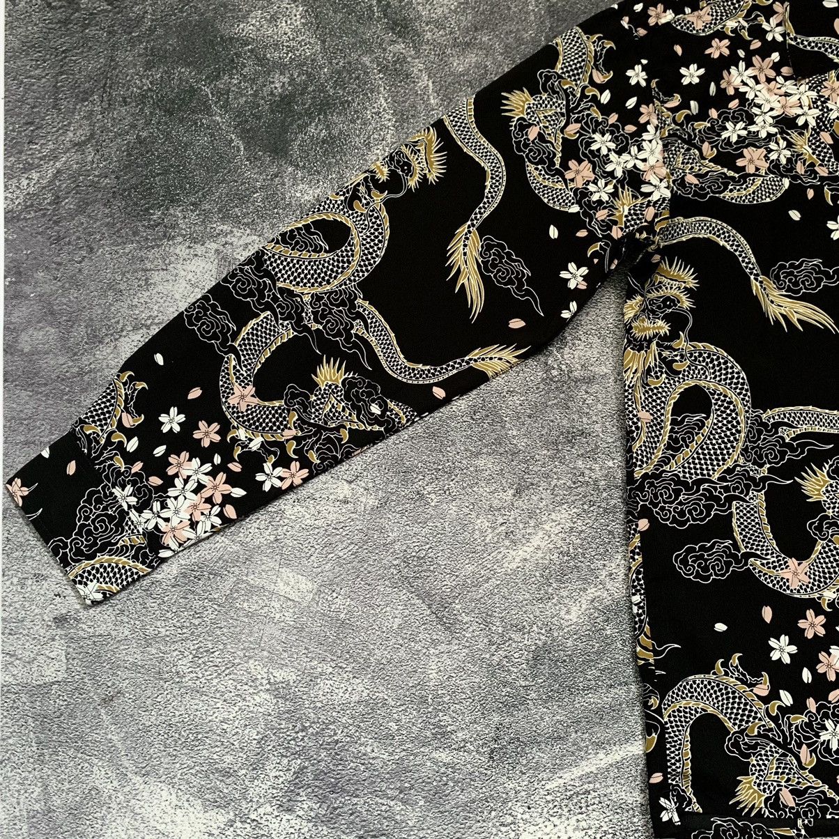 Japanese Brand Japanese Traditional Flying dragon Shirt Size US XL / EU 56 / 4 - 8 Thumbnail