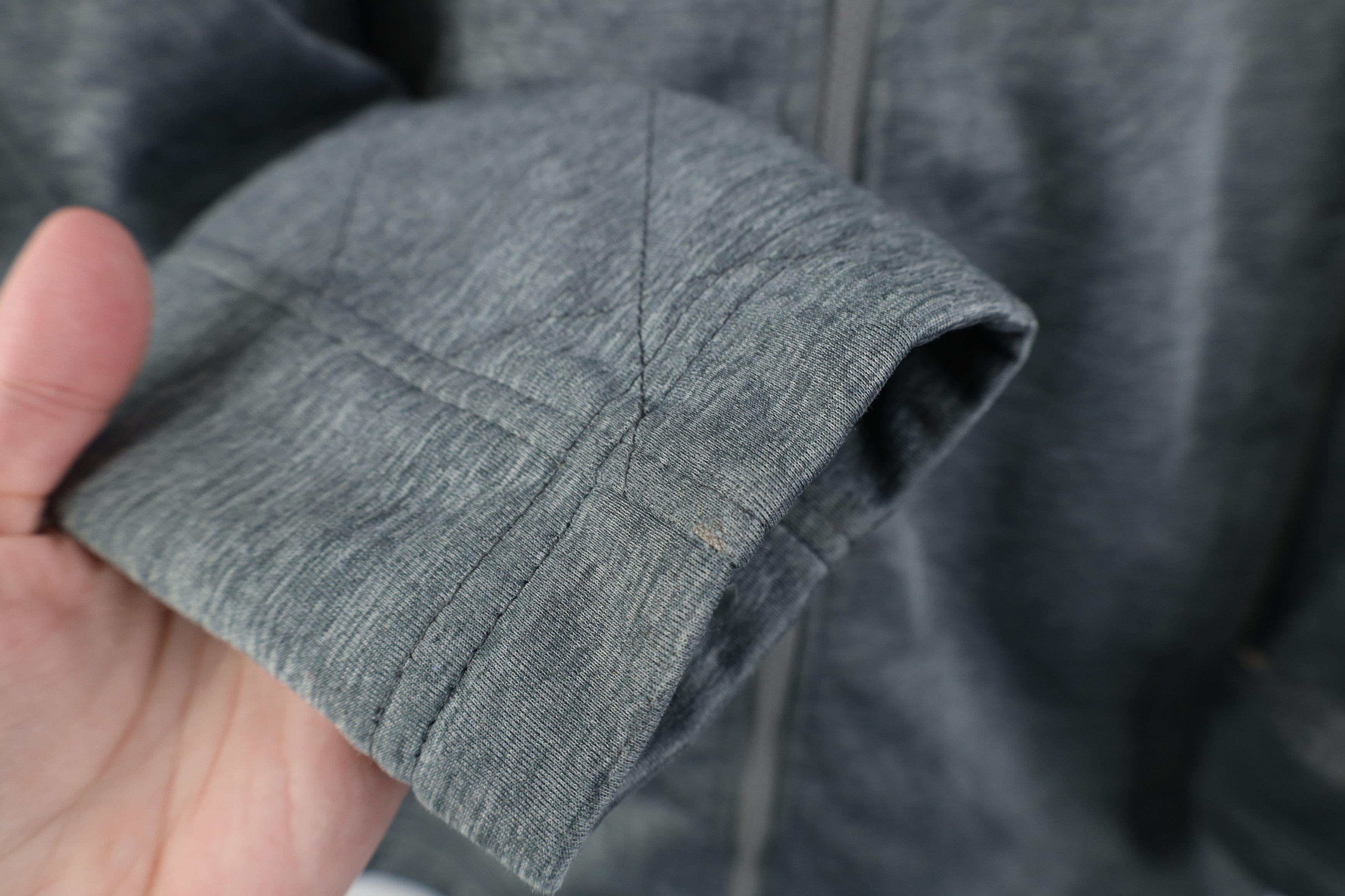The North Face Vintage Y2K The North Face Quilted Fleece Lined Jacket Gray Size L / US 10 / IT 46 - 7 Thumbnail