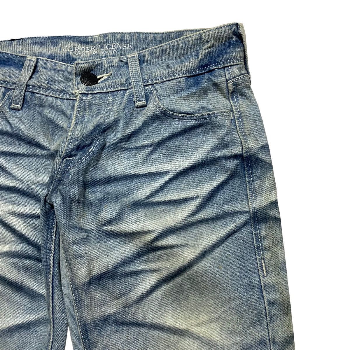 Murder License Murder License Honeycomb Denim Flare Jeans Size US 28 / EU 44 - 5 Thumbnail