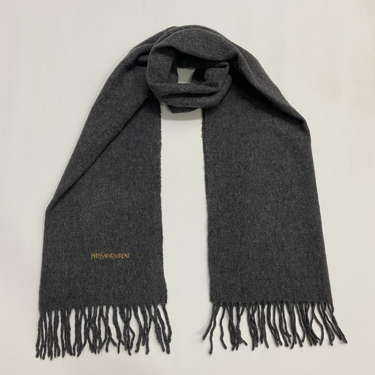 Saint Laurent Paris YSL SCARF MUFFLER LUX027 Size ONE SIZE - 1 Thumbnail
