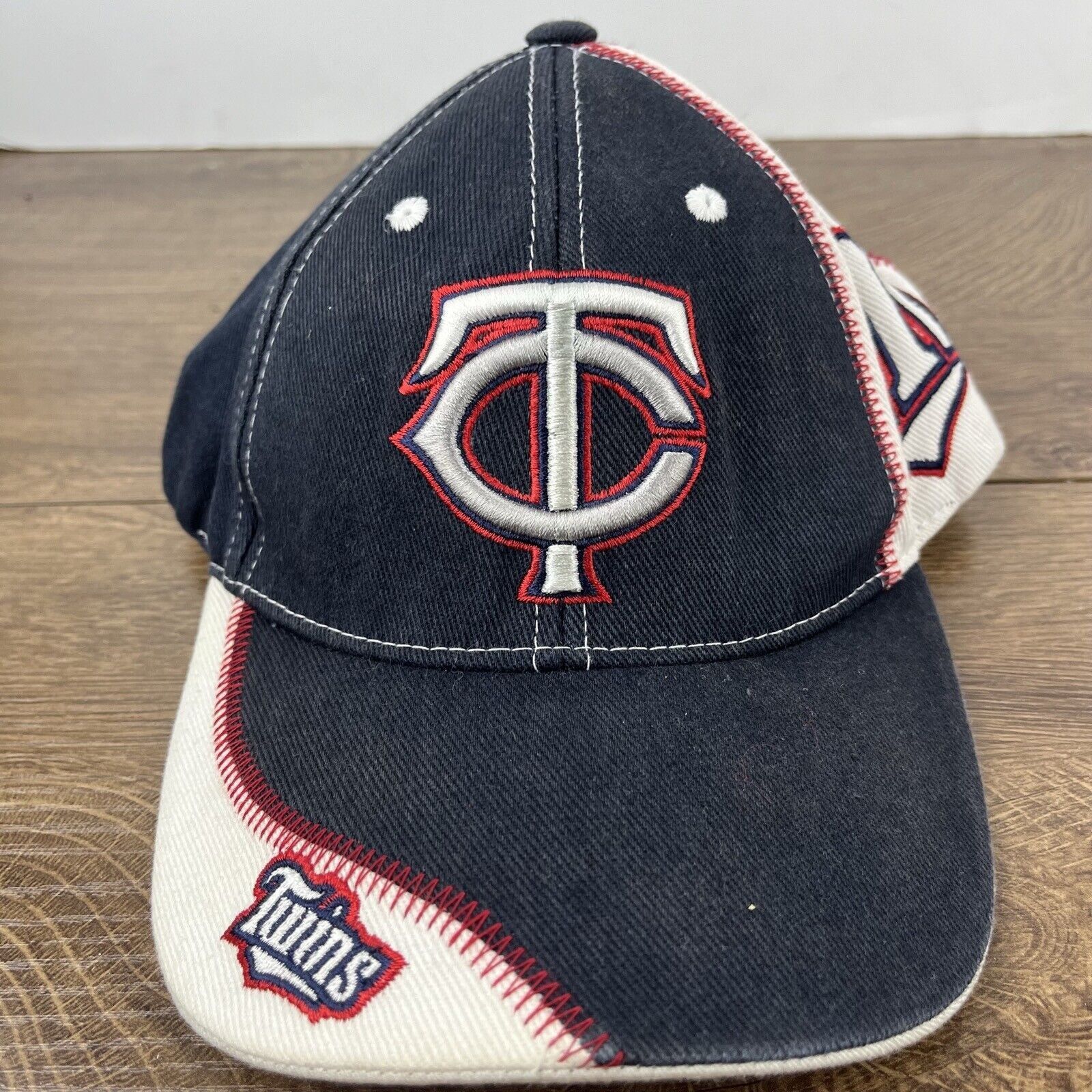 Other Minnesota Twins Blue Hat Blue MLB Twins Adjustable Hat Blue Size ONE SIZE - 6 Thumbnail