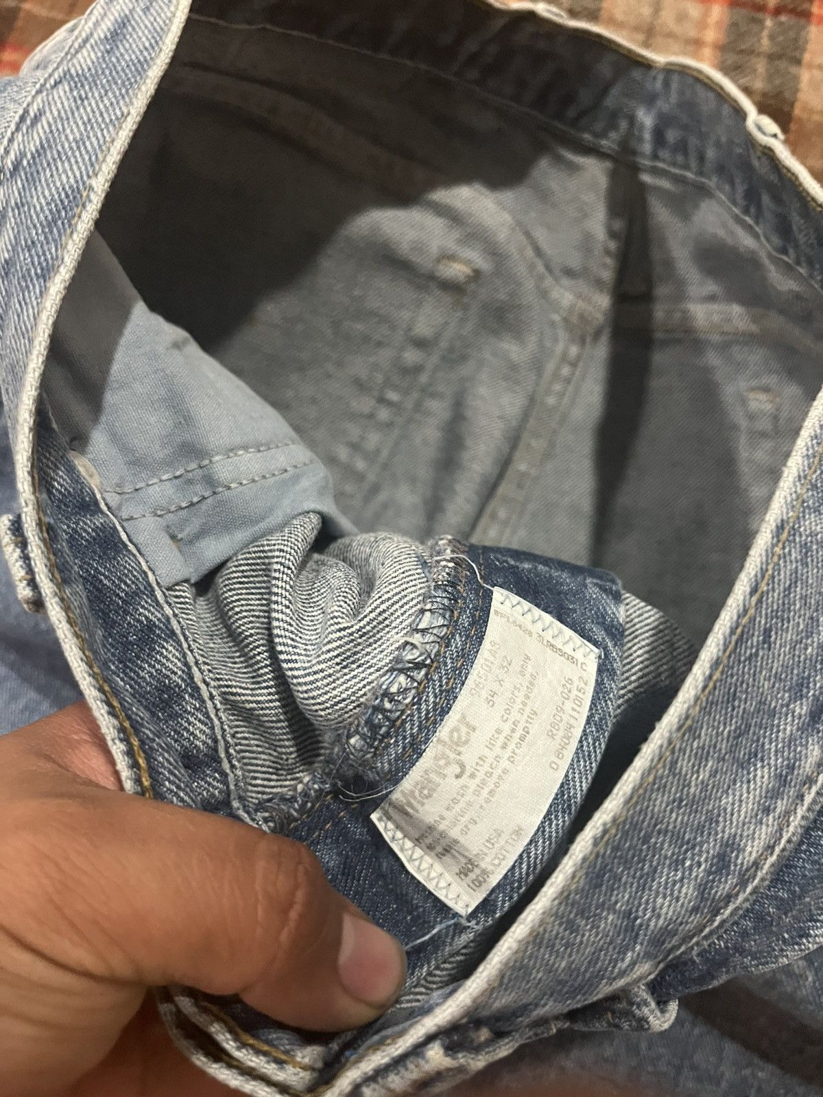 Levi's × Vintage × Wrangler Vintage 90’s made in USA Deadstock Wrangler Relaxed fit jean Size US 33 - 4 Thumbnail