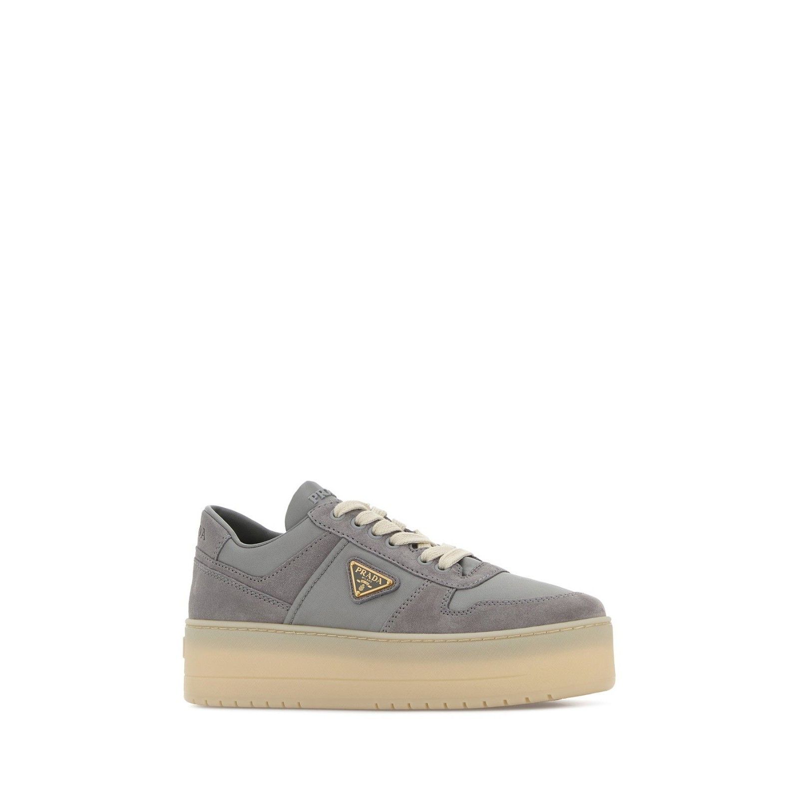 Prada PRADA Downtown Bold $1150 Gray Sneakers New & Authentic (Wom Size US 7.5 / IT 37.5 - 4 Thumbnail