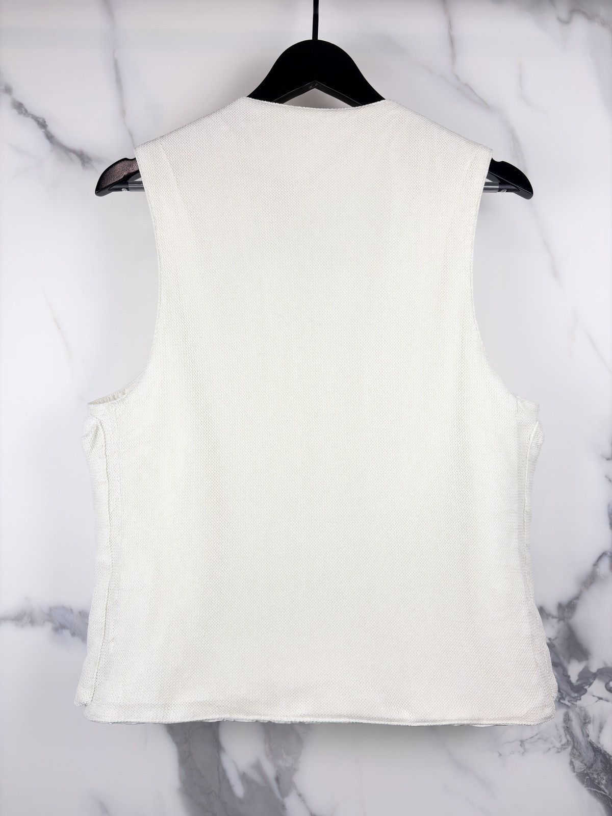 Helmut Lang SS99 Helmut Lang Mesh Net Padded Zip Cargo Pocket Vest Size US M / EU 48-50 / 2 - 3 Thumbnail