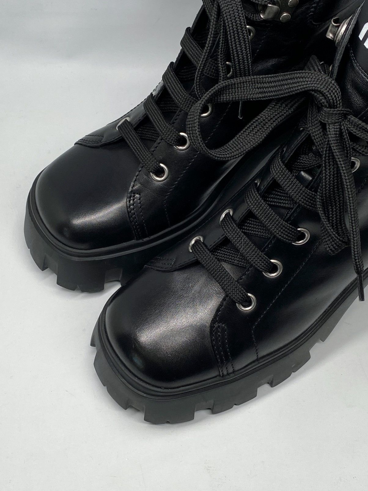 Miu Miu Miu Miu Block Heel Platform Combat Boots size 41 Size US 11 / IT 41 - 7 Thumbnail