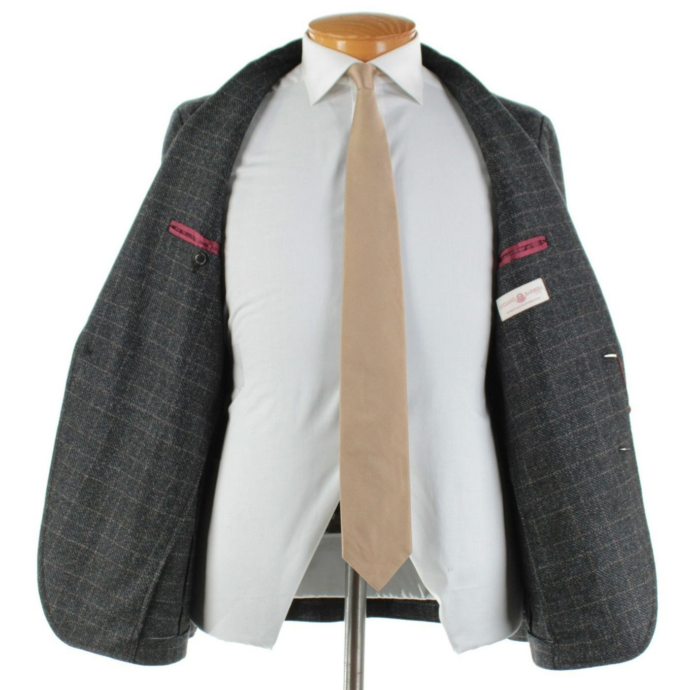 Luciano Barbera Luciano Barbera Sport Coat Size 40 US in Gray Size 40R - 6 Thumbnail