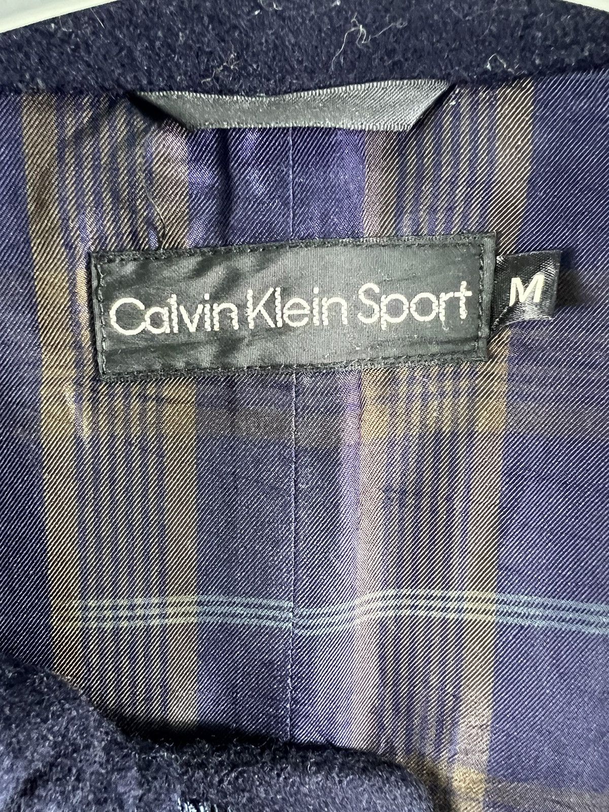 Calvin Klein 🔥 Vintage Calvin Klein Sport Wool Over Coat - M Size US M / EU 48-50 / 2 - 7 Thumbnail
