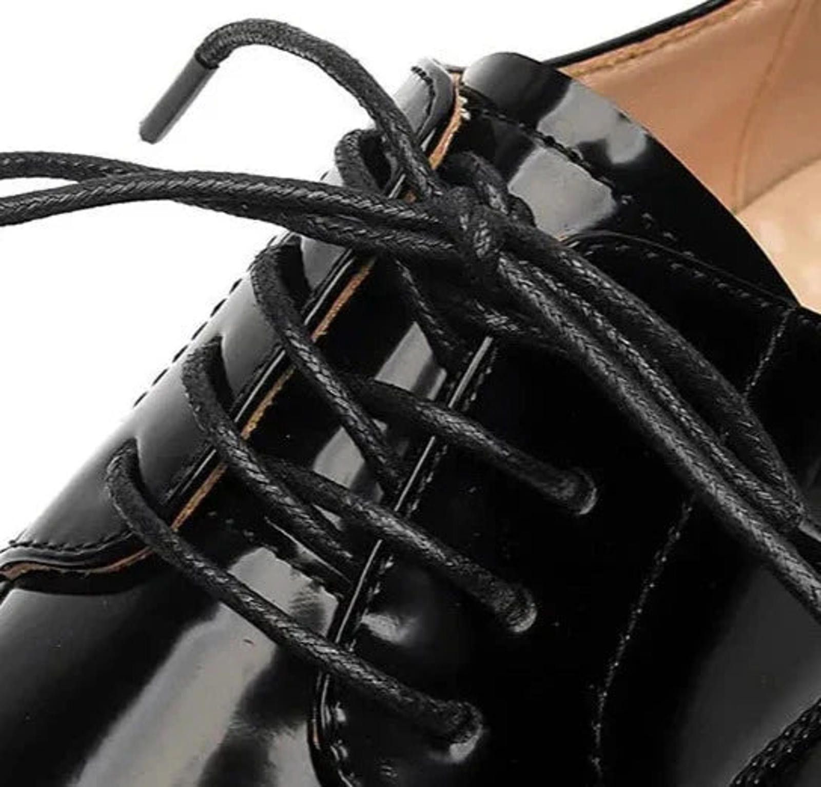 Japanese Brand Sinmuno Apron Toe Patent Shoes Size US 8 / EU 41 - 9 Thumbnail