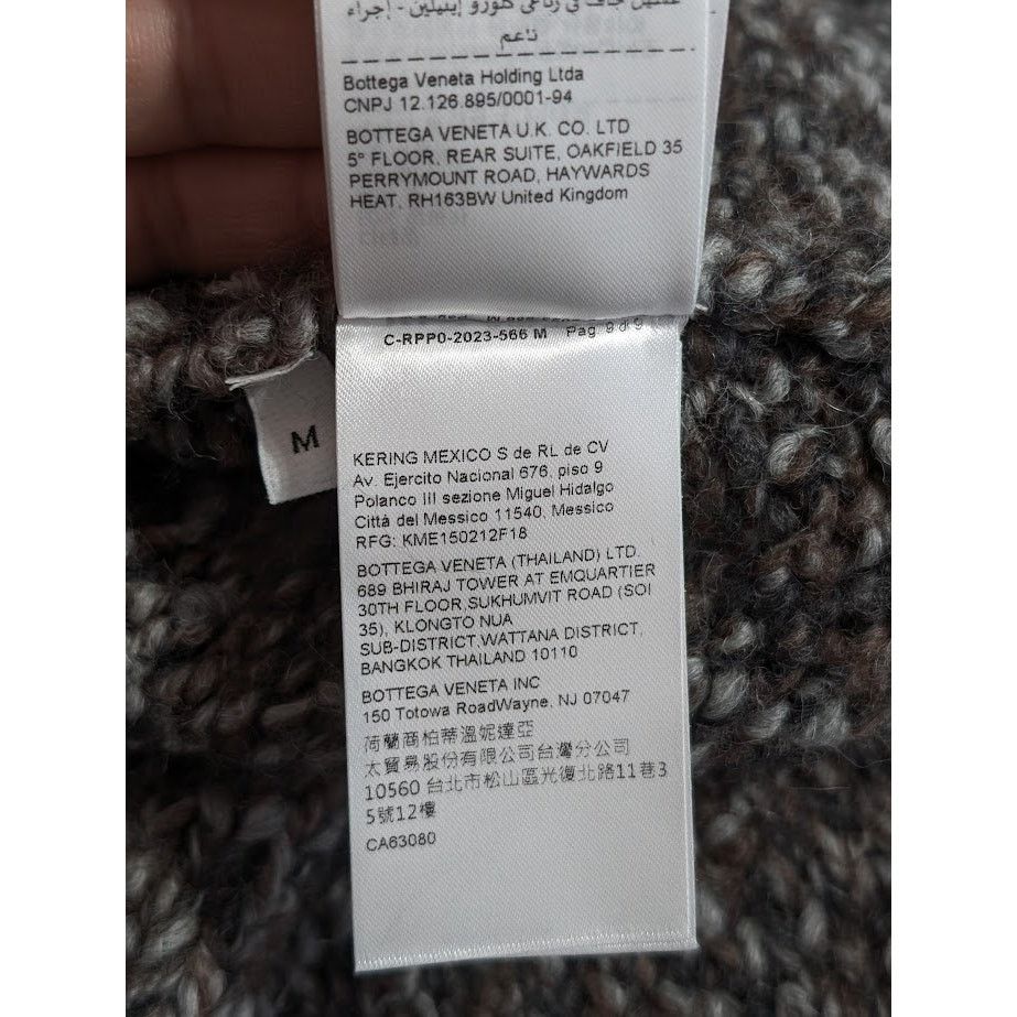 Bottega Veneta o1rshd1 Chunky Alpaca Knitwear Cardigan in Multicolor Size US M / EU 48-50 / 2 - 20 Thumbnail