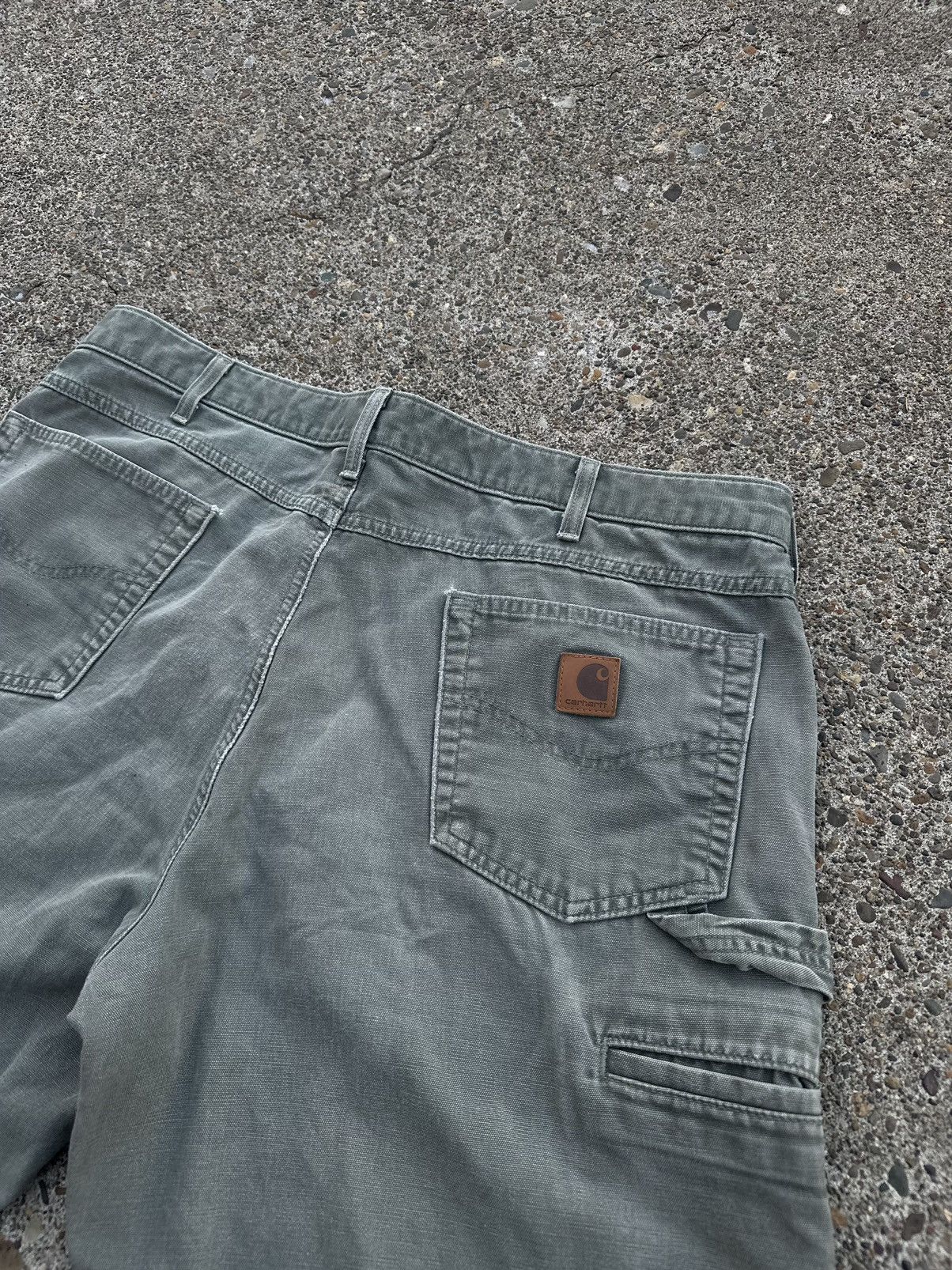 Carhartt × Vintage Olive Green Relax Fit Carharts Size US 38 / EU 54 - 5 Thumbnail