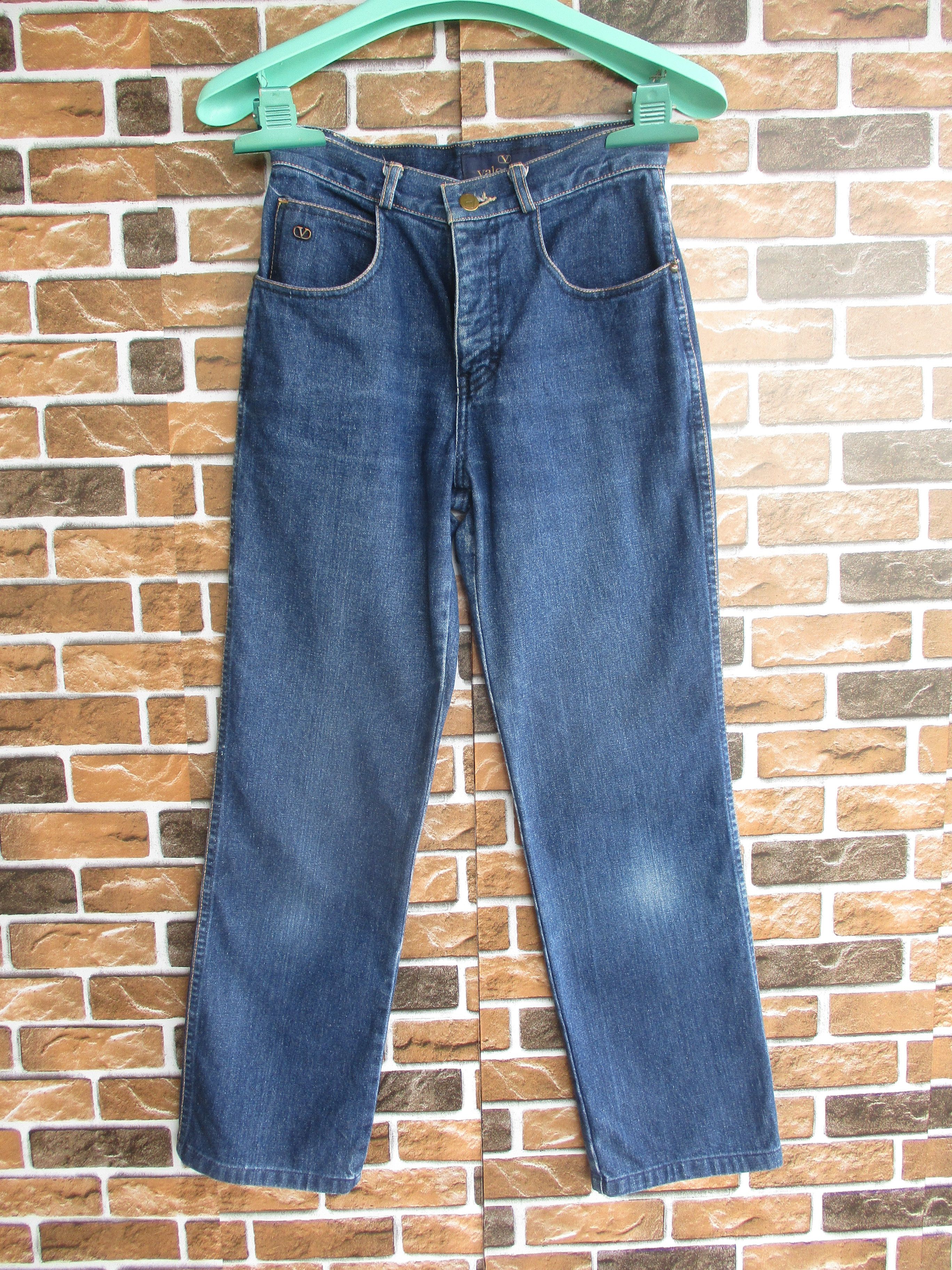 Valentino × Vintage Valentino Garavani Viva Size 6 Jeans Talon Zipper W25 L27.5 Size 28" / US 6 / IT 42 - 1 Thumbnail