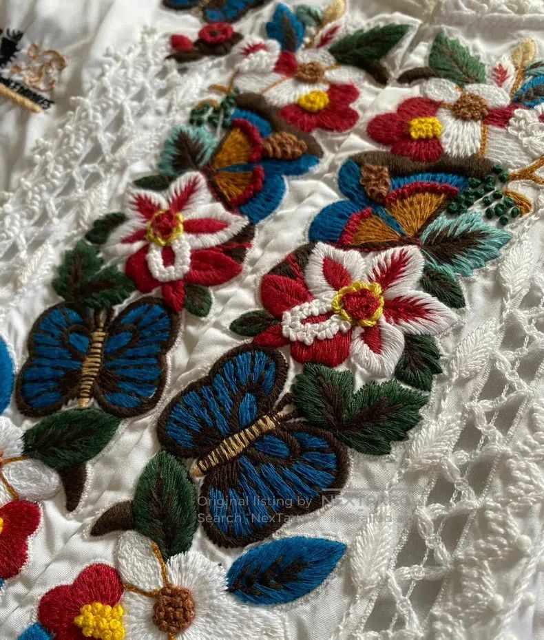 Valentino Valentino Beaded embroidered butterfly dress Size M / US 6-8 / IT 42-44 - 4 Thumbnail