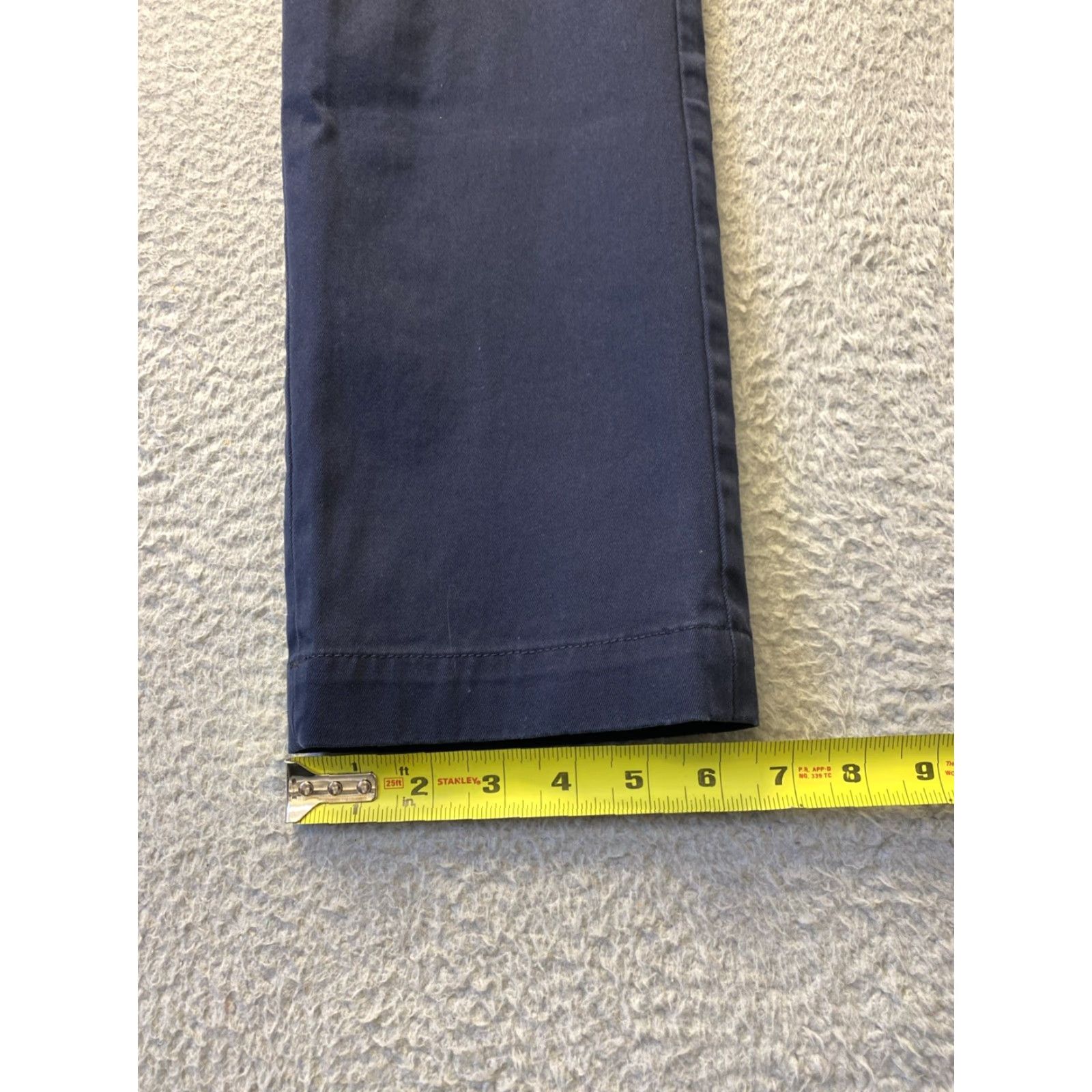 Banana Republic Banana Republic Slim Chino Pants - Adult 31x32 Navy - 5-Pocket Flat Front Cotton Modern Mens Size US 31 - 6 Thumbnail