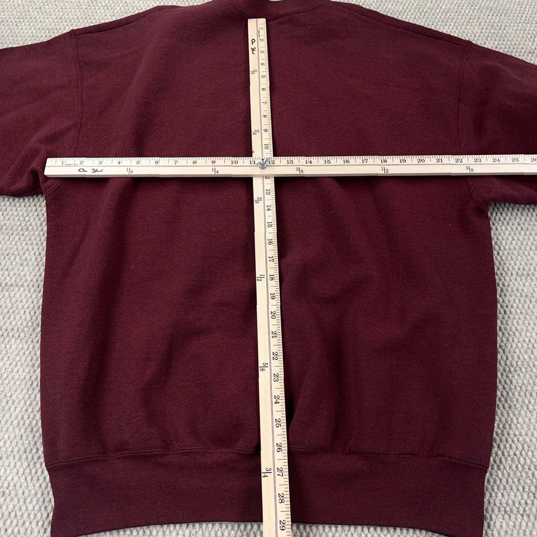 Wilson VINTAGE Wilson Sweatshirt Men 2XL Maroon Crewneck 90s Y2K Pro 5000 Logo Heavyweight All Seasons Graphic Print American Fashion Size US XXL / EU 58 / 5 - 6 Thumbnail