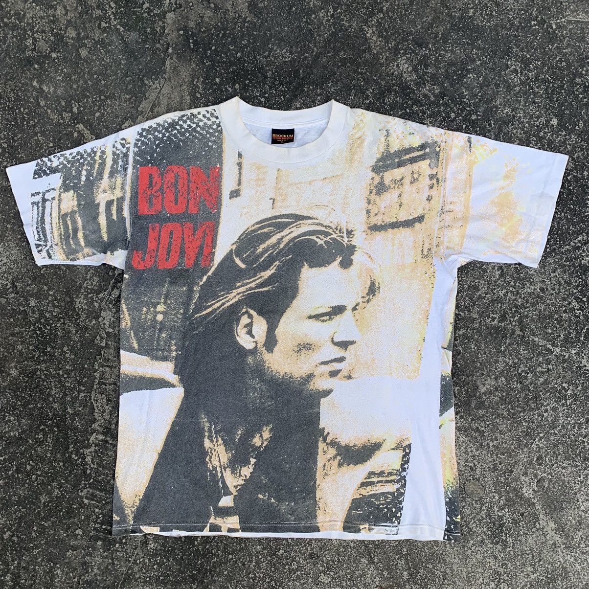90s BON JOVI vintage tシャツ BROCKUM XL XL * Bon Jovi vintage 90s t shirt * Brockum 1995 tour Jon