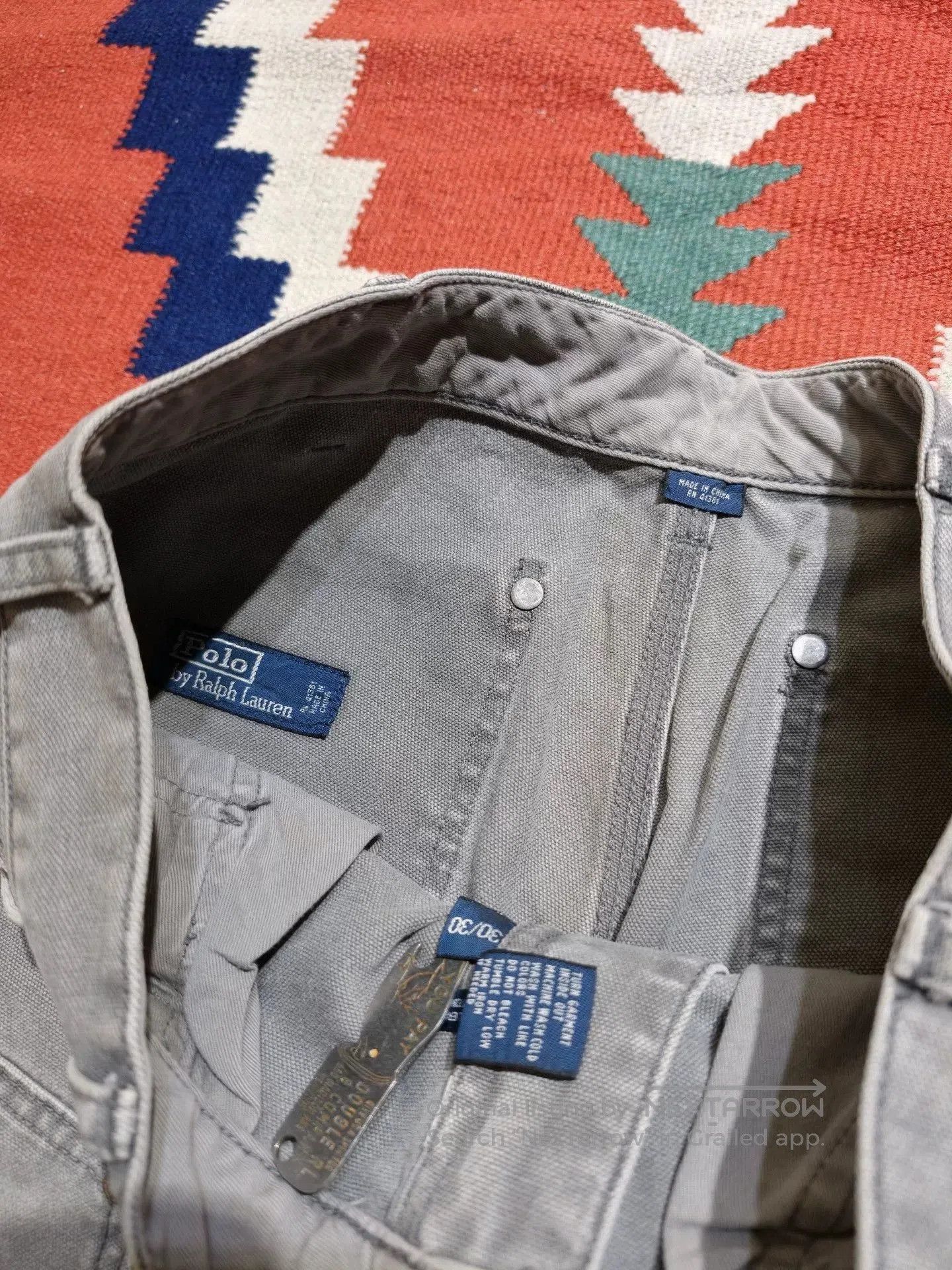 RRL Ralph Lauren Ralph Lauren Distressed Logger Pants. Size US 31 - 7 Thumbnail