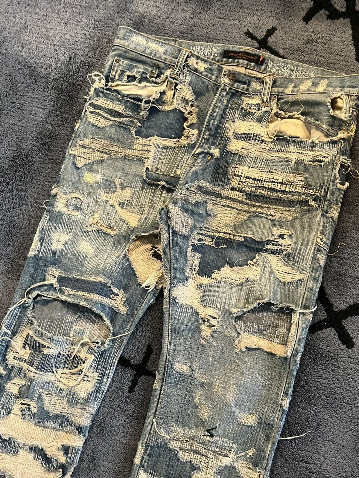 Undercover AW05 Arts and Crafts 85 Distressed Denim Size US 32 / EU 48 - 5 Thumbnail