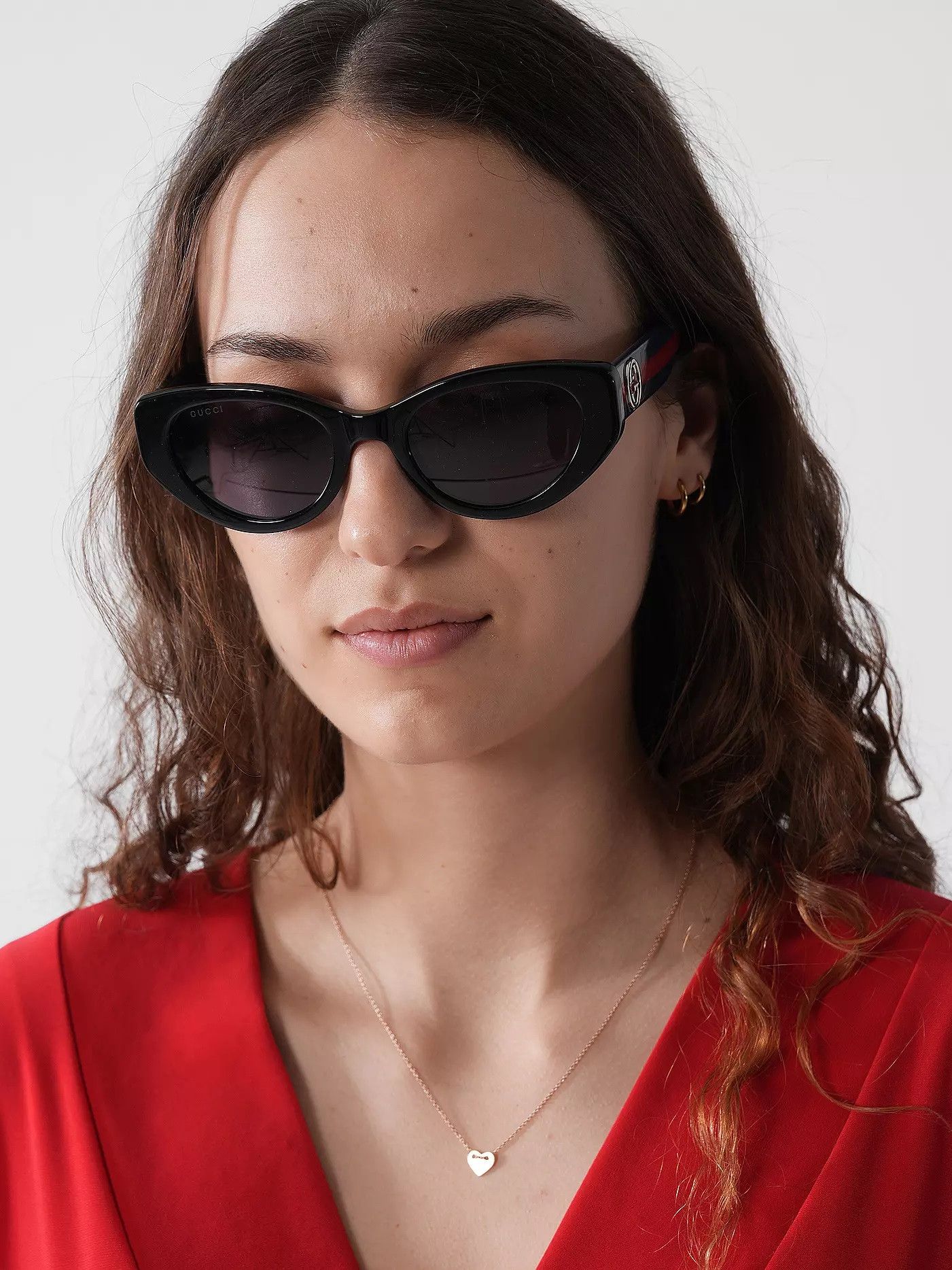 Gucci Gucci Women Sunglasses Cat Eye GG1862S 004 NEW AUTHENTIC Size ONE SIZE - 10 Thumbnail