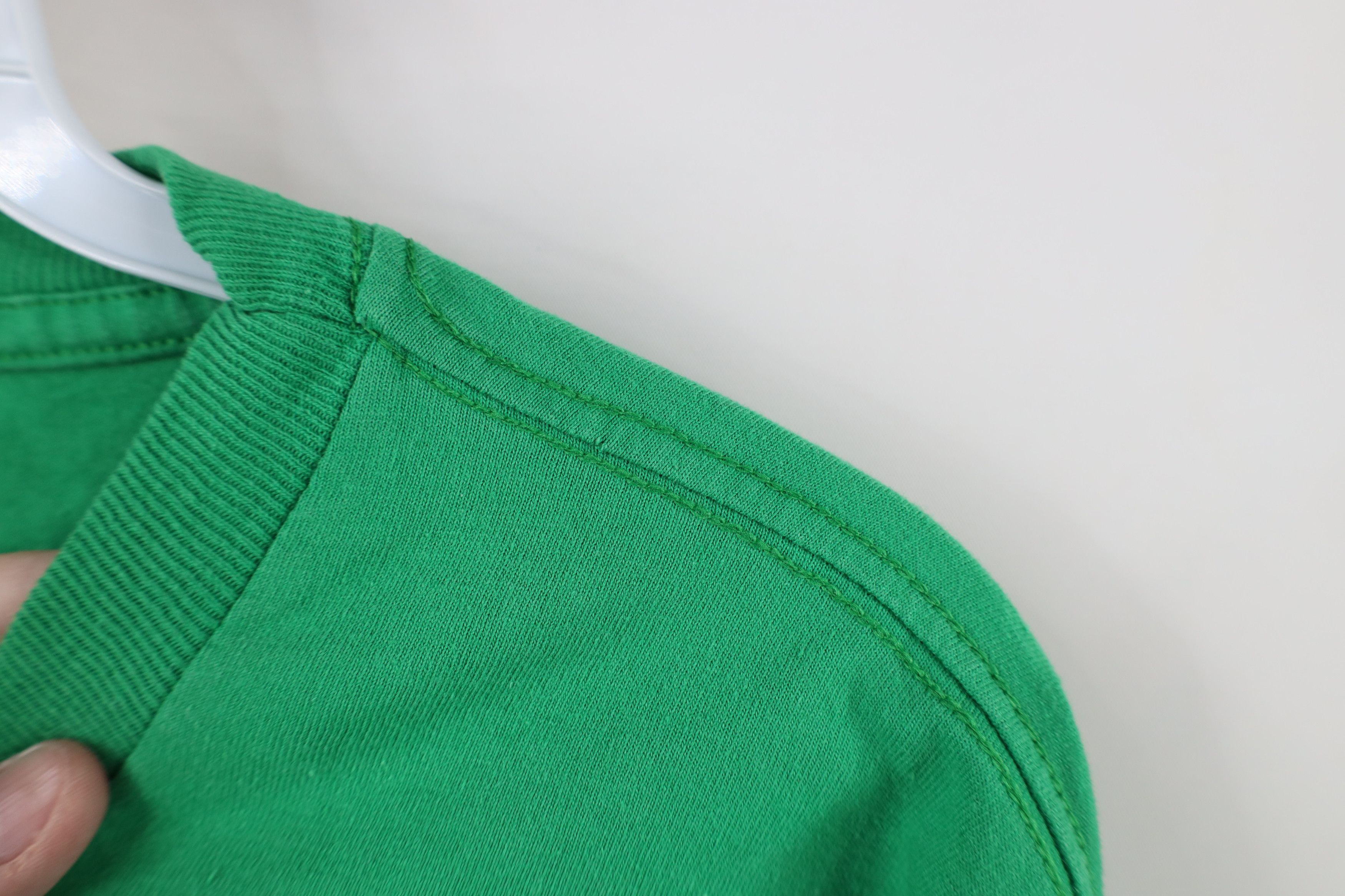 Vintage Vintage 90s Streetwear Blank Heavyweight T-Shirt Kelly Green Size US XL / EU 56 / 4 - 5 Thumbnail