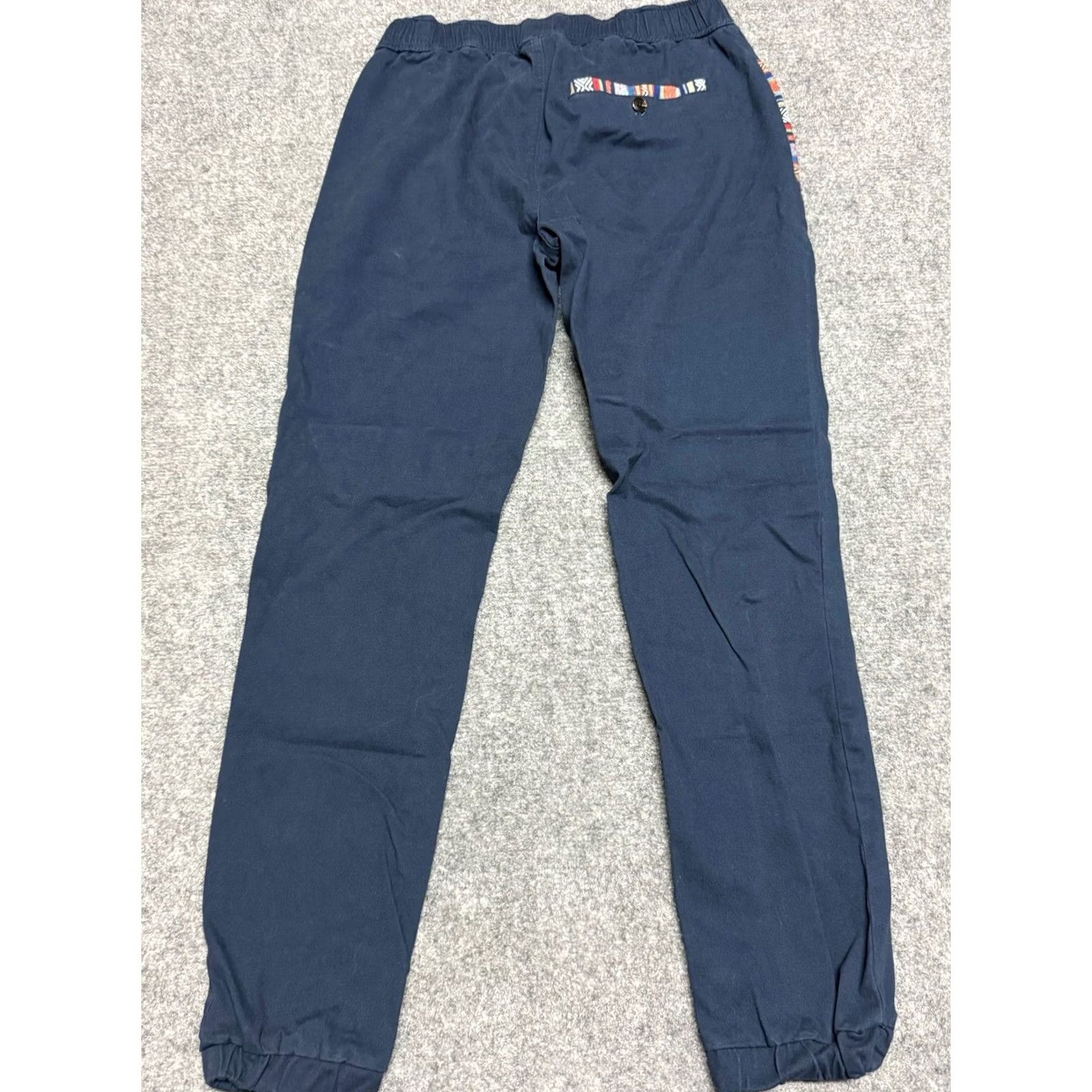 Vintage Wowie Rambler Jogger Pants Mens S Blue Aztec Preppy Summer Outdoor Athletic Size US 29 - 4 Thumbnail