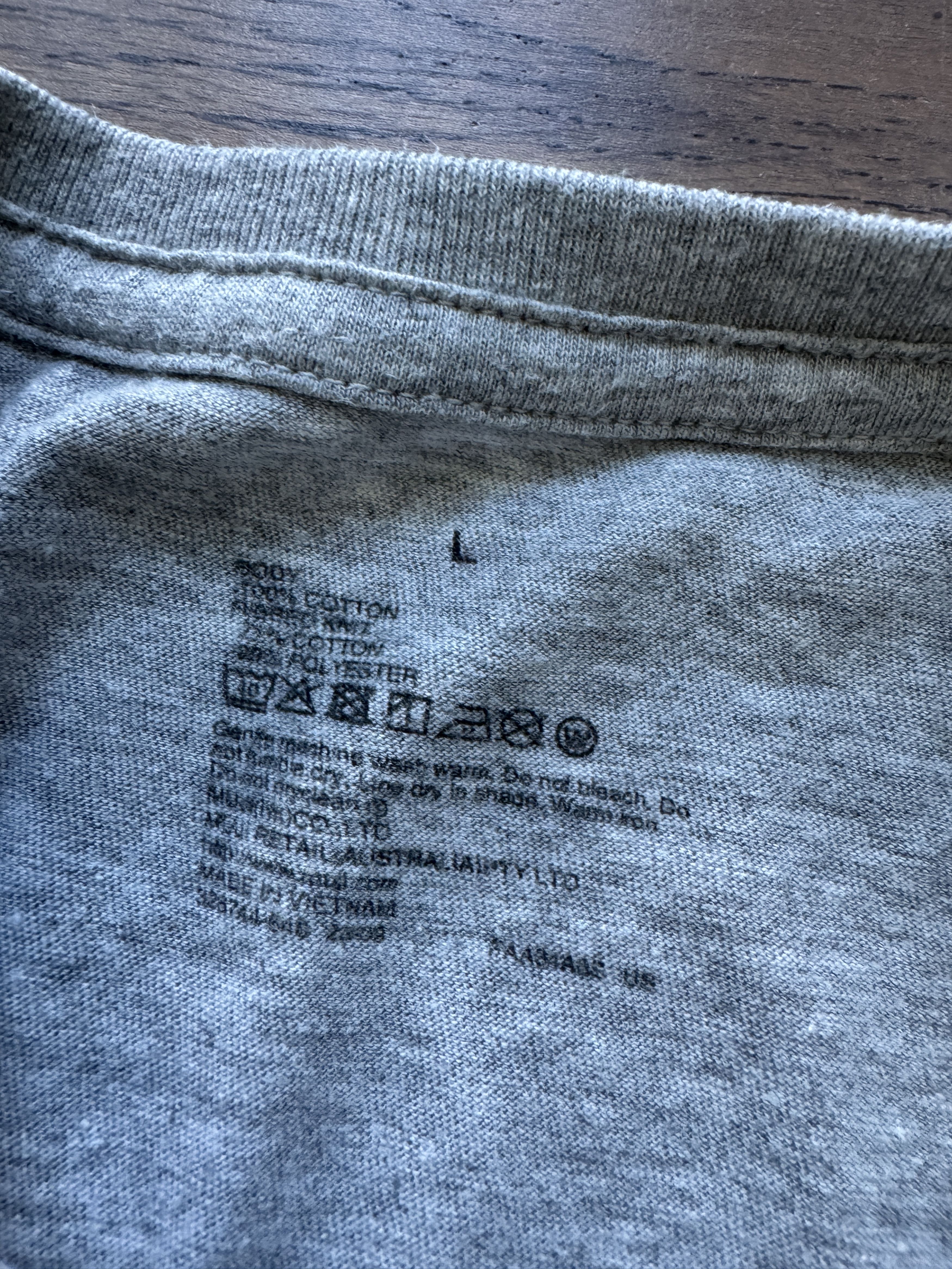 Muji MUJI Japan Mens Grey Cotton Minimal Basic T Shirt L Size US L / EU 52-54 / 3 - 3 Thumbnail