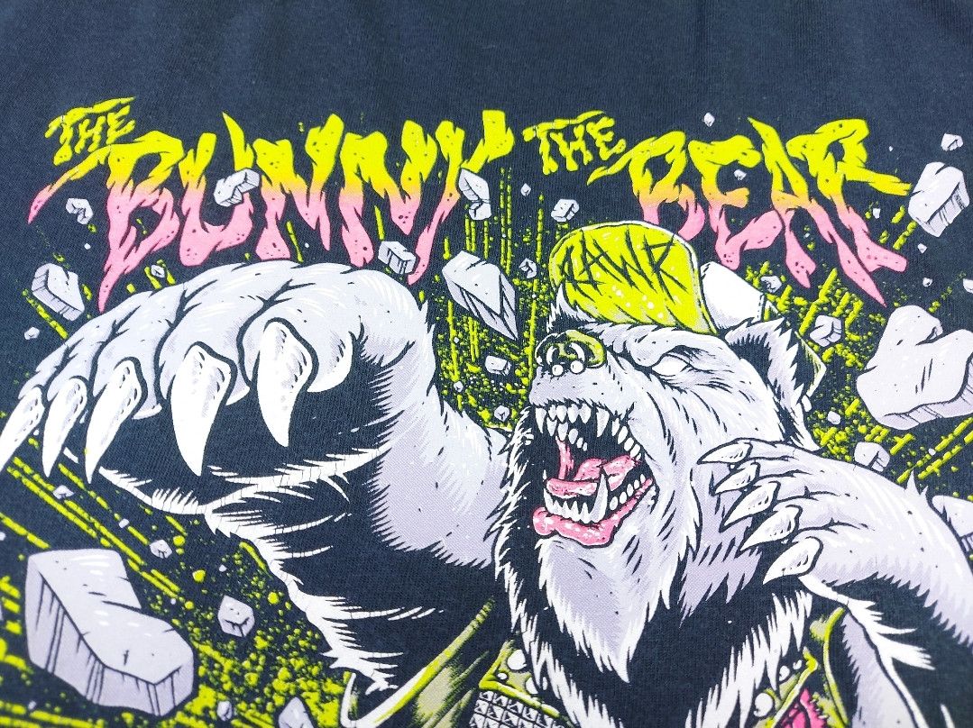 Band Tees × Vintage Vintage 2008 The Bunny the Bear Band Merch MySpace Era TEE Size US L / EU 52-54 / 3 - 5 Thumbnail