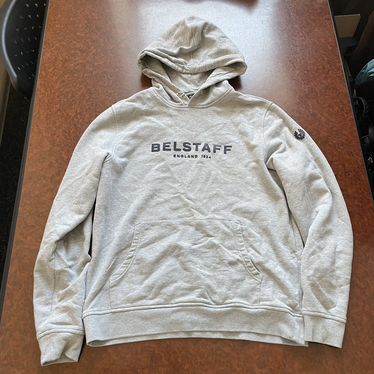 Belstaff Bellstaff moto boxy logo japan desert hooded hoodie Size US M / EU 48-50 / 2 - 1 Thumbnail