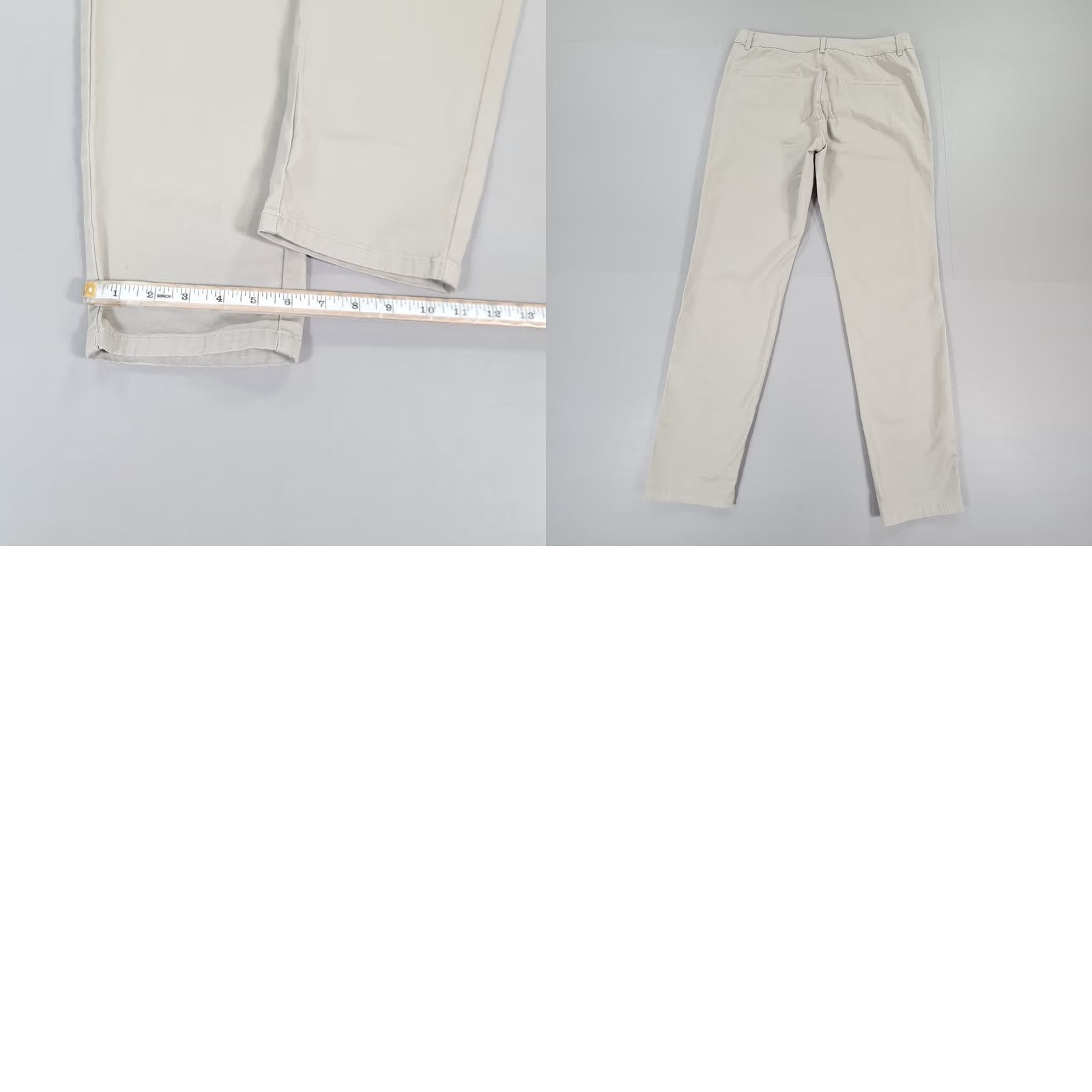 Vintage ARNE Mens Chino Trousers Grey W34 L30 Cotton Stretch Pants Stone Size US 34 / EU 50 - 8 Thumbnail