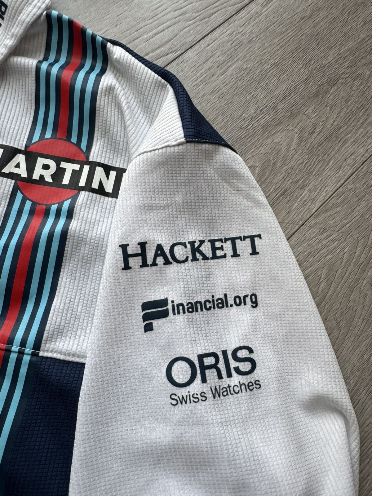 Hackett Hackett Mercedes Williams Martini Racing Polo Shirt Size US XL / EU 56 / 4 - 4 Thumbnail