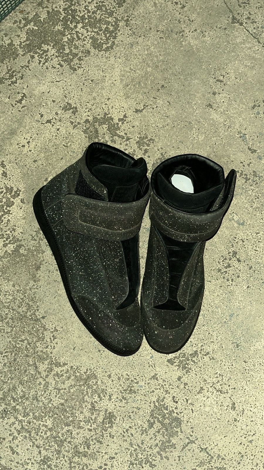 Maison Margiela Maison Margiela Future High-Top Black Glitter Size US 12.5 / EU 45-46 - 4 Thumbnail