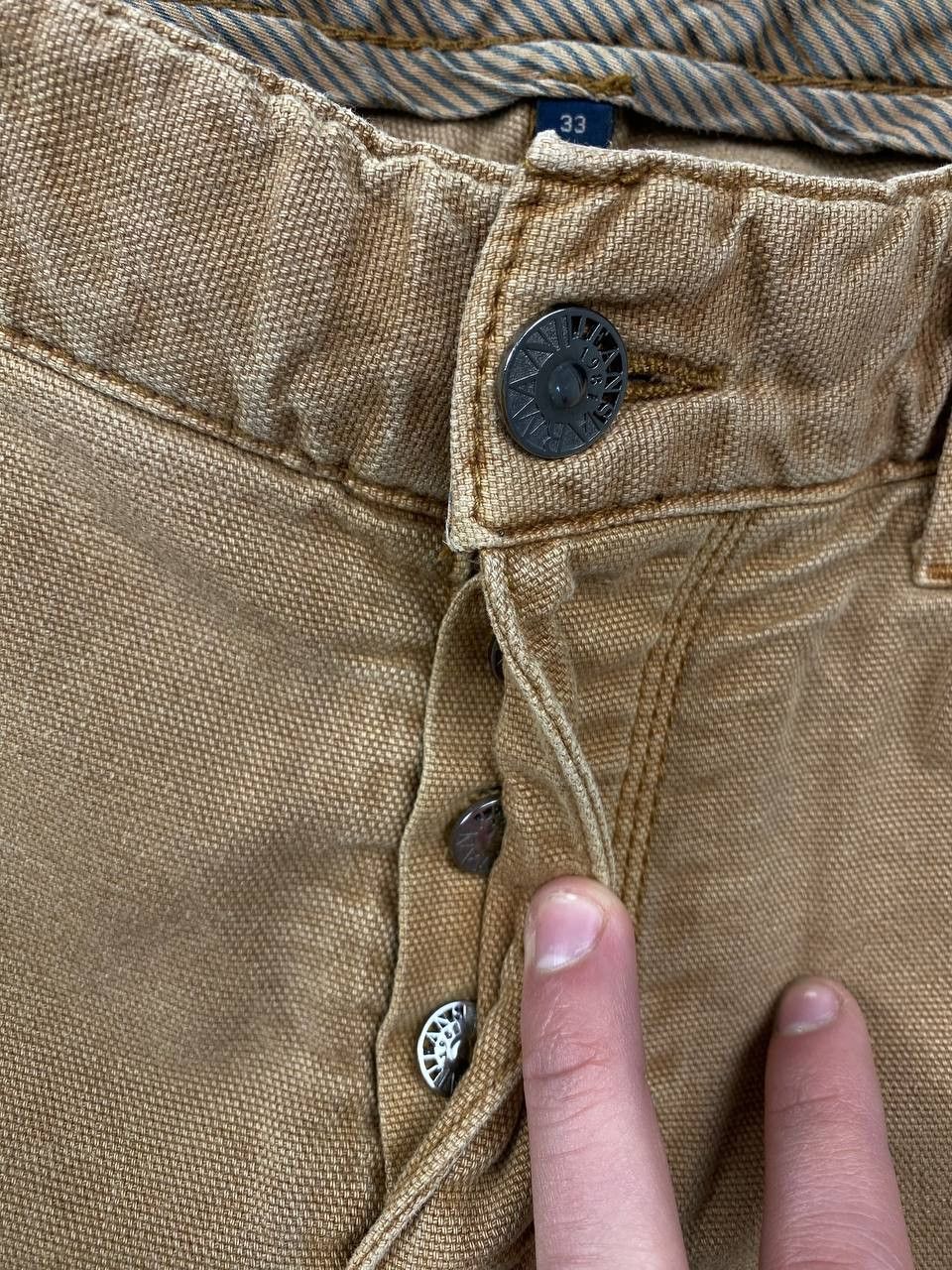 Armani Vintage Armani Jeans Denim Jeans Big Logo AJ Men Size 33х34 Size US 33 - 9 Thumbnail