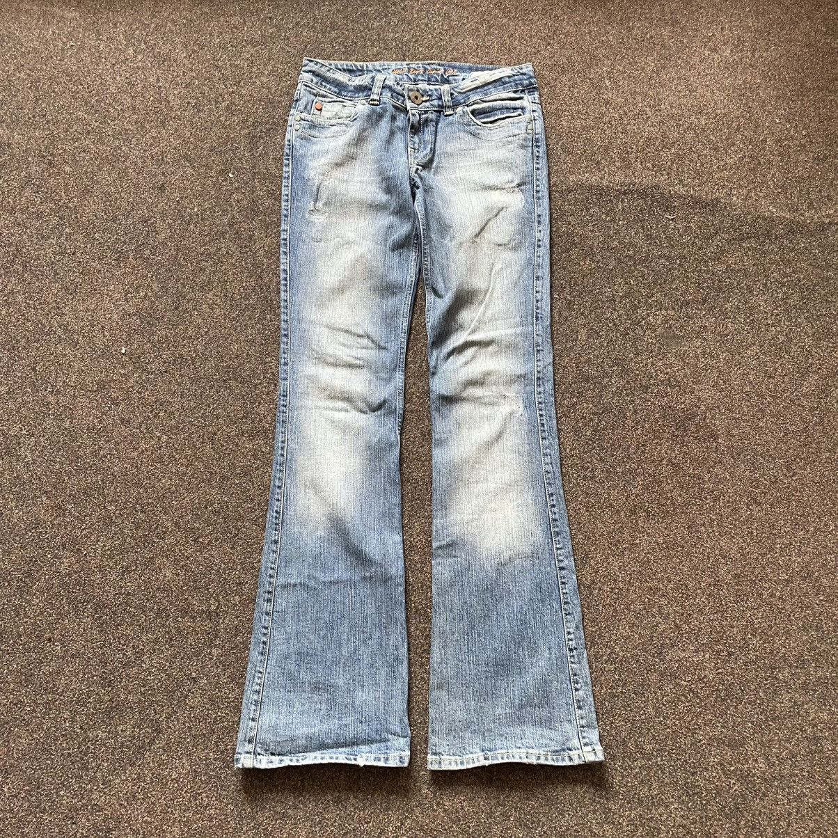 Vintage Y2K Vintage Flared Bootcut Jeans Sun Faded Grunge Baggy 33 Size 33" - 1 Thumbnail