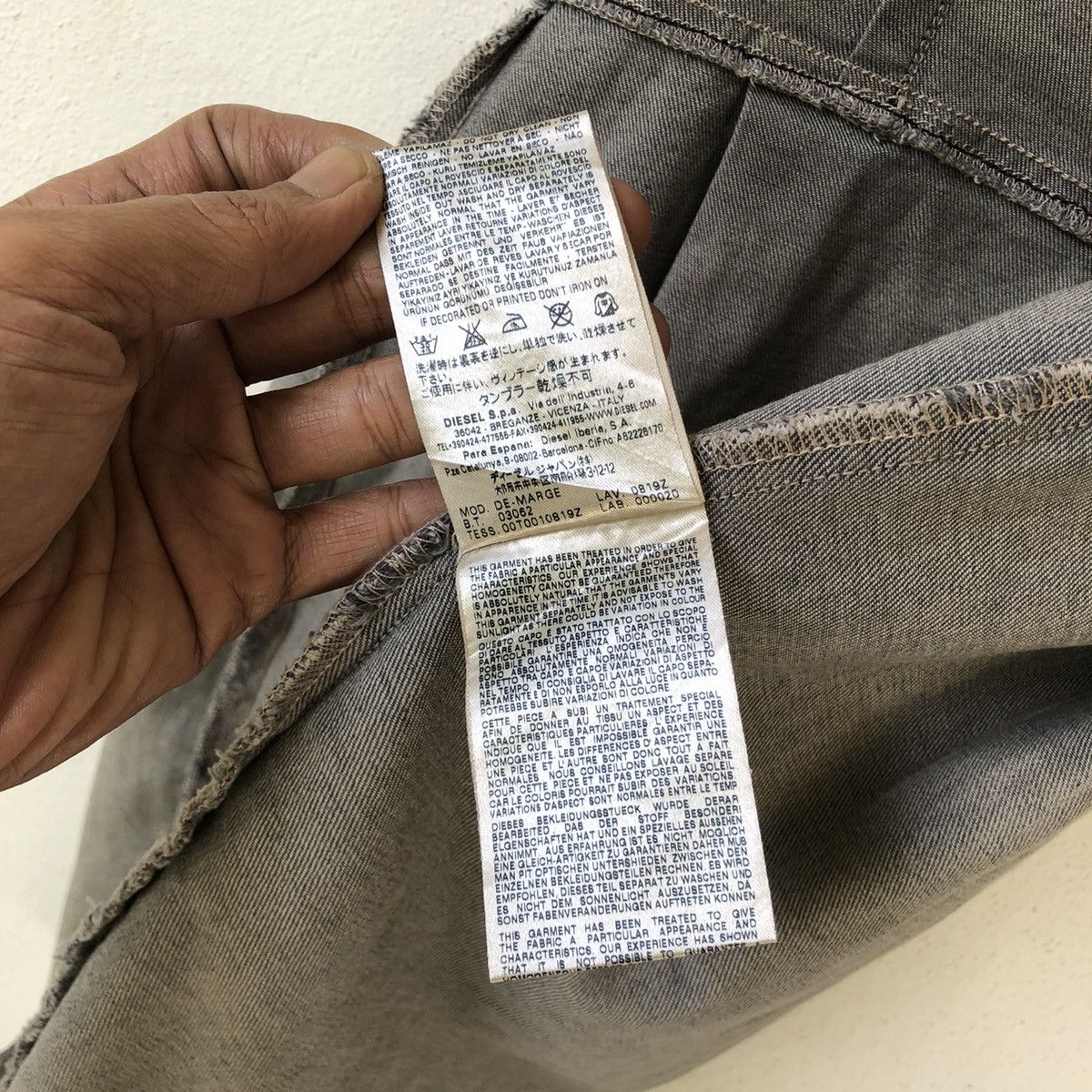 Diesel DIESEL Black Label Distressed Denim Dress Size M / US 6-8 / IT 42-44 - 19 Thumbnail