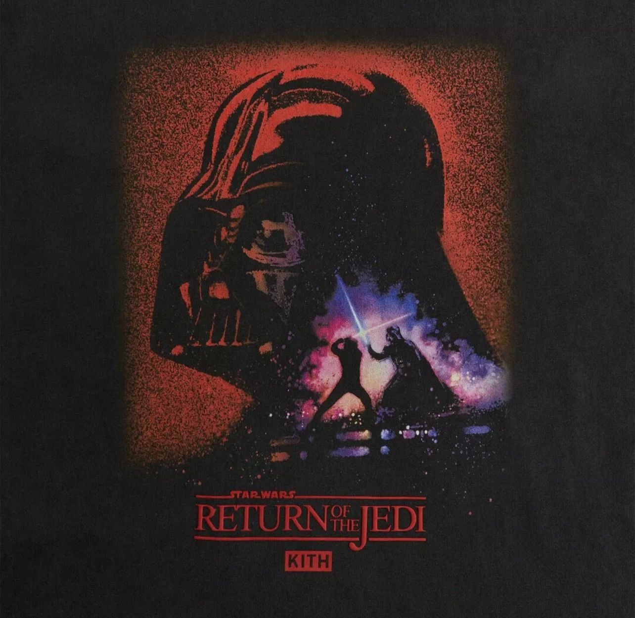 Kith × Star Wars Kith x STAR WARS Darth Vader Poster Vintage Tee Size US L / EU 52-54 / 3 - 3 Thumbnail