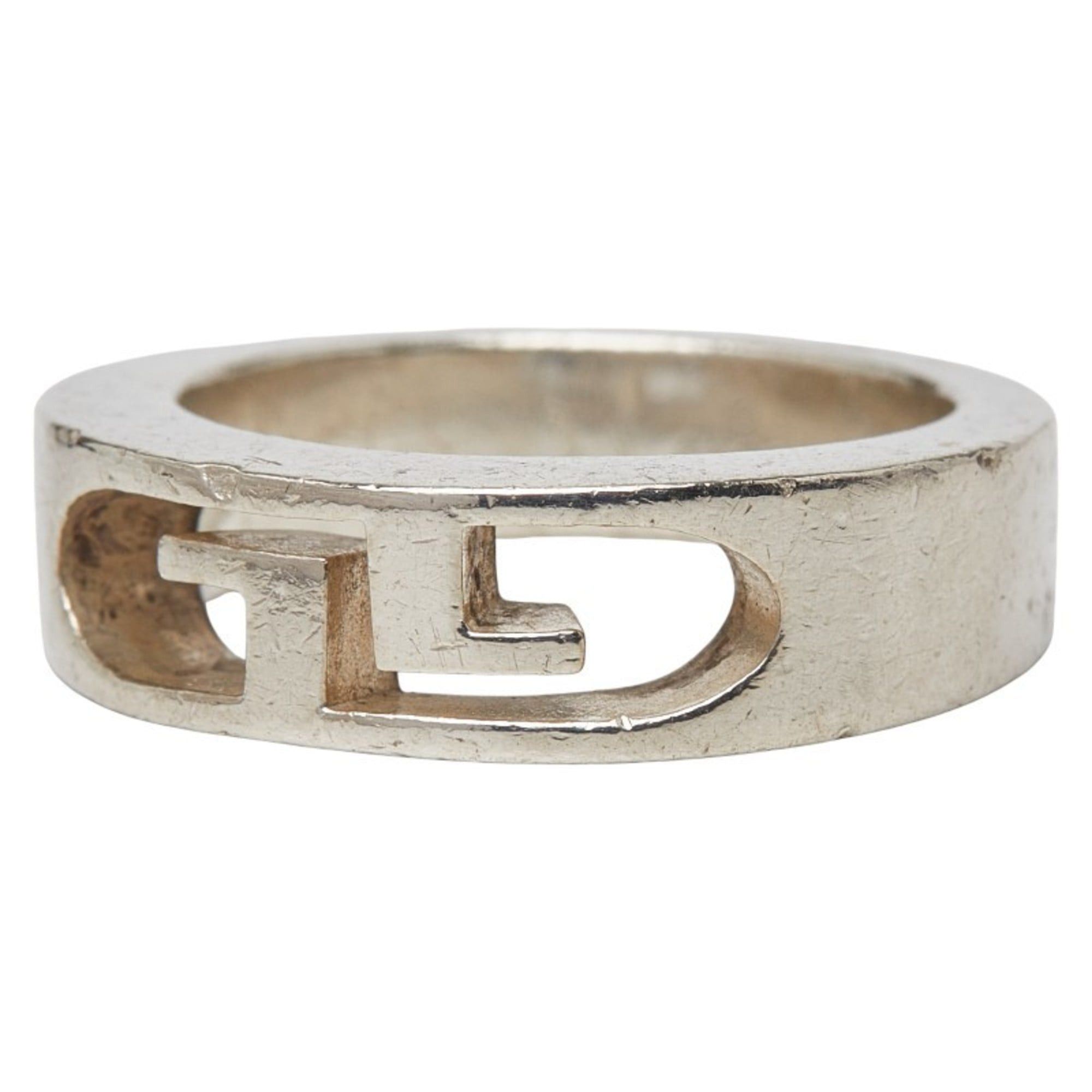 Gucci Gucci Double G Ring #11 SV925 Silver Women's GUCCI Size ONE SIZE - 1 Thumbnail