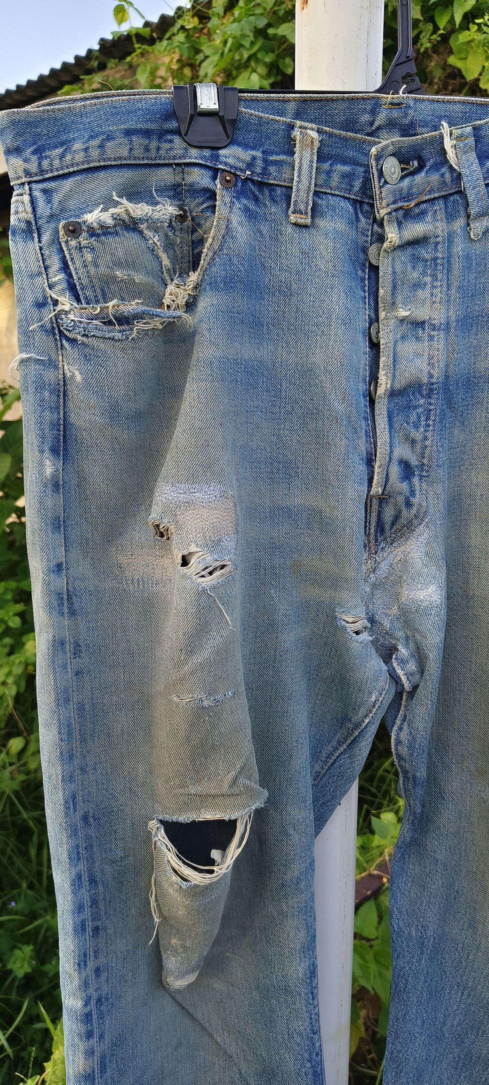 4GSELLER Vintage 70s Rindam Levi's jeans button number 6 Selvedge Size US 35 - 5 Thumbnail