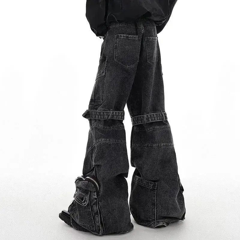 Japanese Brand Multi-pocket Jeans Three-dimensional Jeans Size US 32 / EU 48 - 3 Thumbnail