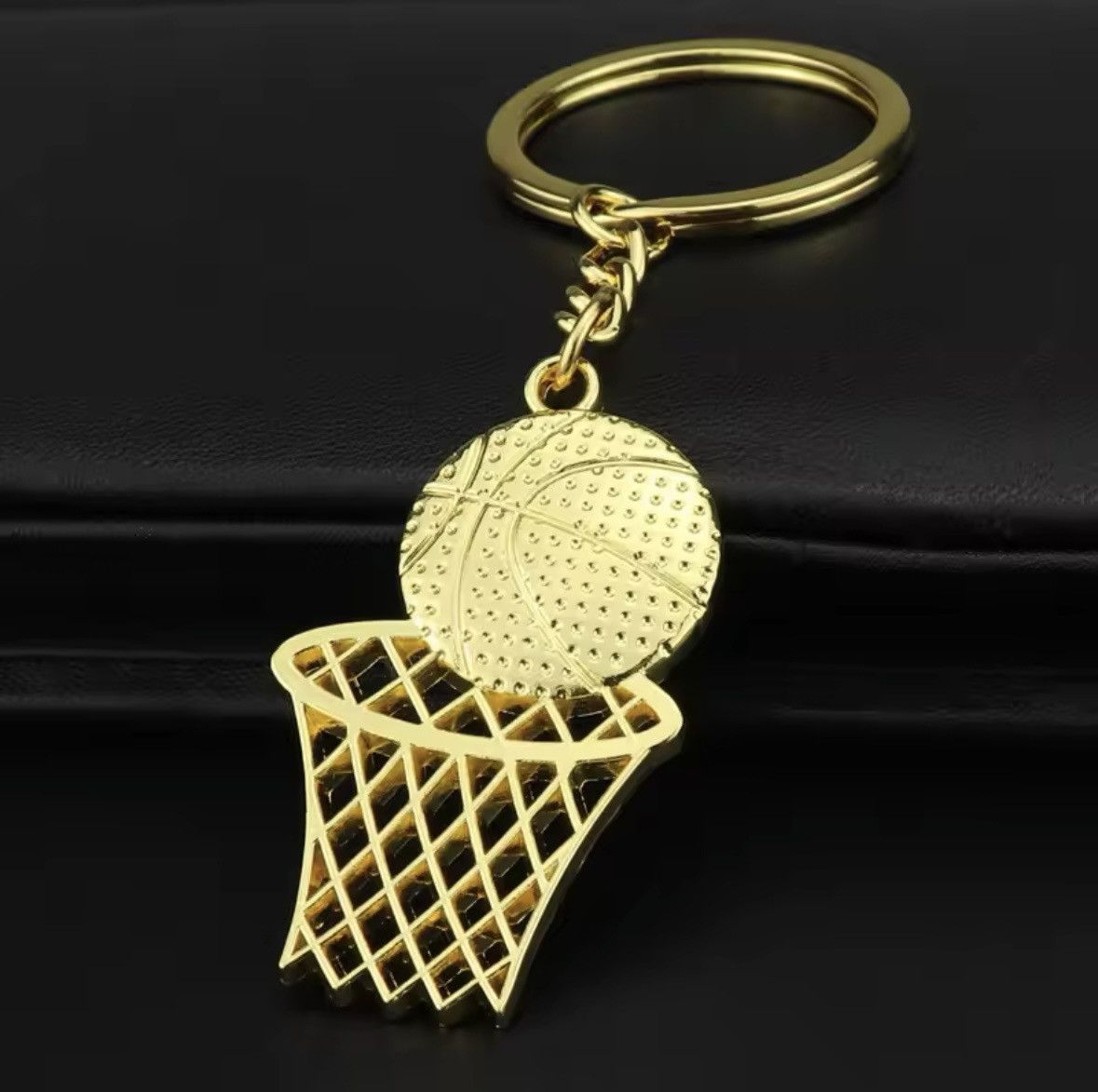 Designer Basketball and net keychain Size ONE SIZE - 2 Thumbnail