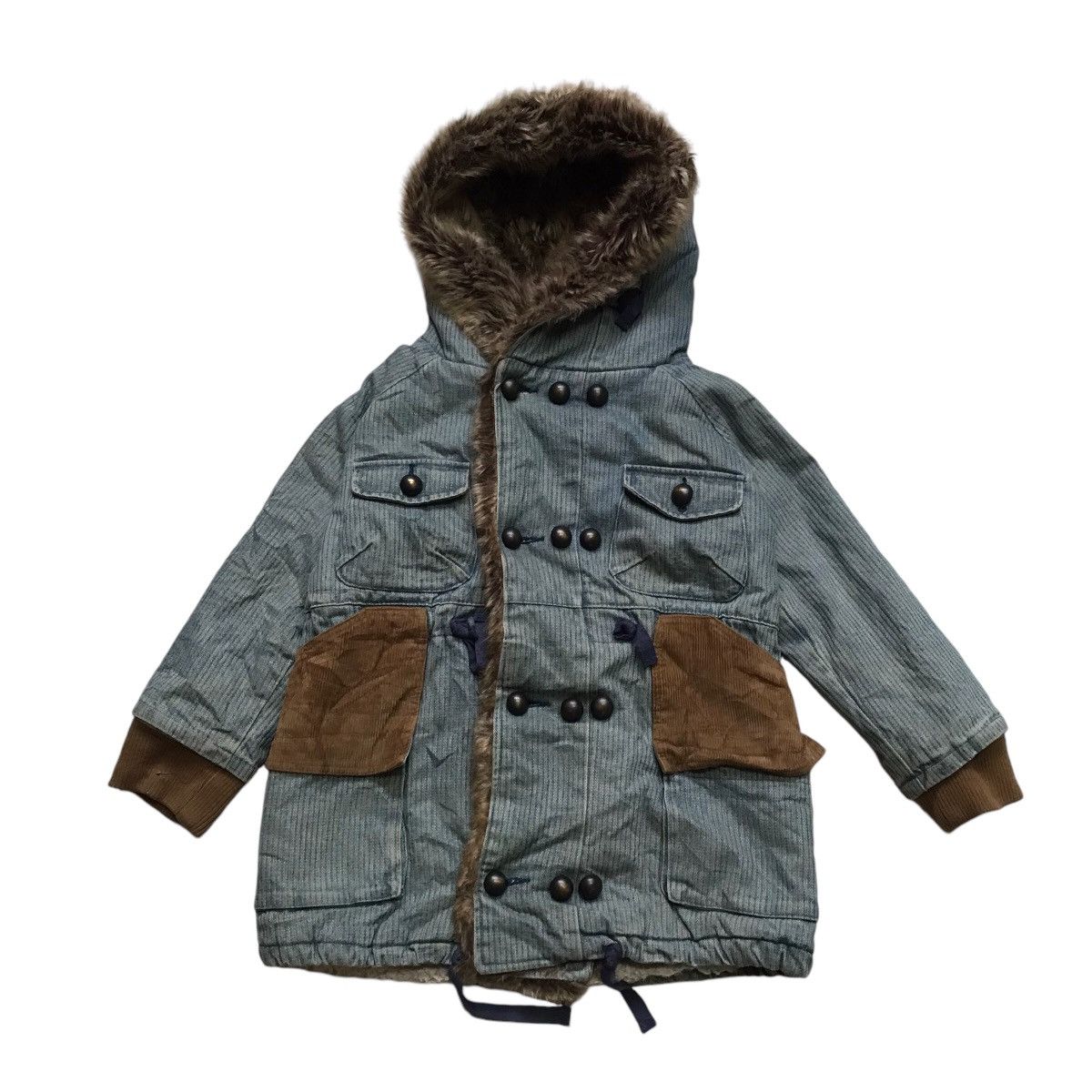 If Six Was Nine × Japanese Brand × Le Grande Bleu (L.G.B.) Tactical Pocket LGB If Six Was Nine CAT Hoodies Faux Fur Size XS / US 0-2 / IT 36-38 - 6 Thumbnail