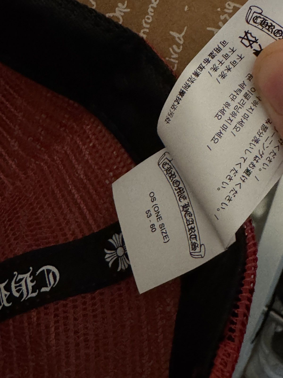 Chrome Hearts Chrome Hearts Trucker Hat King Taco Red Size ONE SIZE - 10 Thumbnail