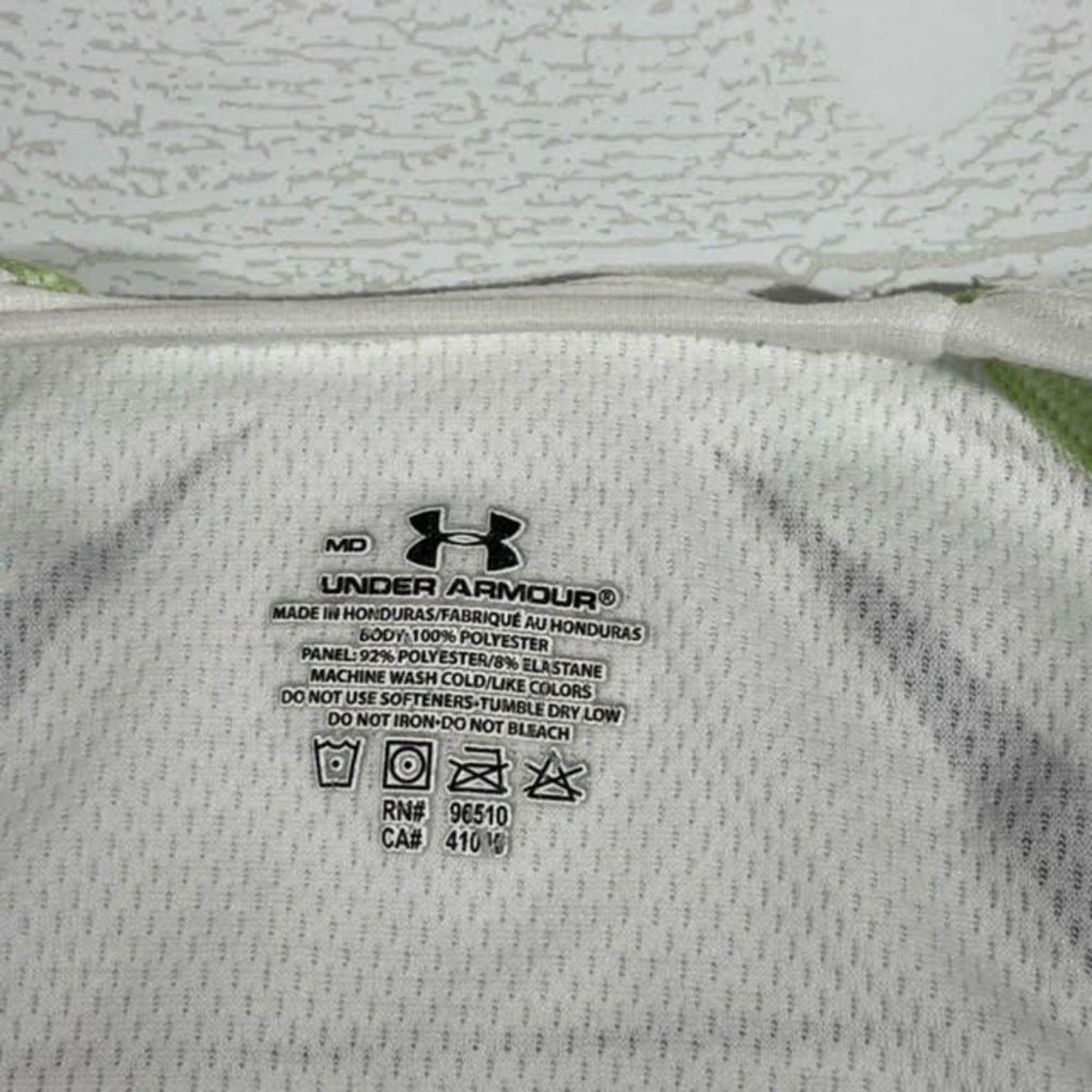 Under Armour Under Armour White and Blue Athletic Fitted Tee Size Medium Size M / US 6-8 / IT 42-44 - 4 Thumbnail