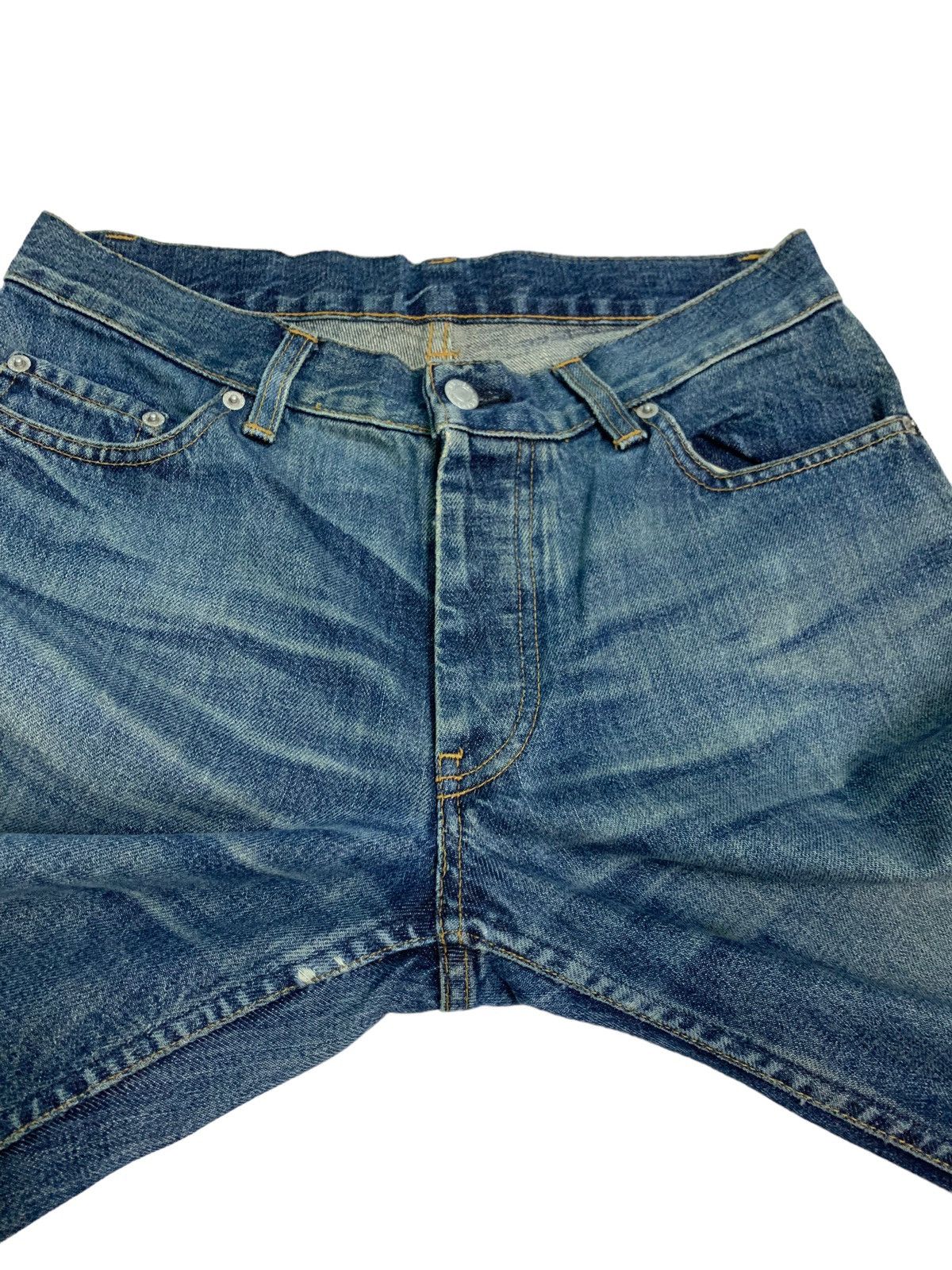 Helmut Lang 🔥Vintage Distressed Helmut Lang denim Jeans Size US 30 / EU 46 - 5 Thumbnail