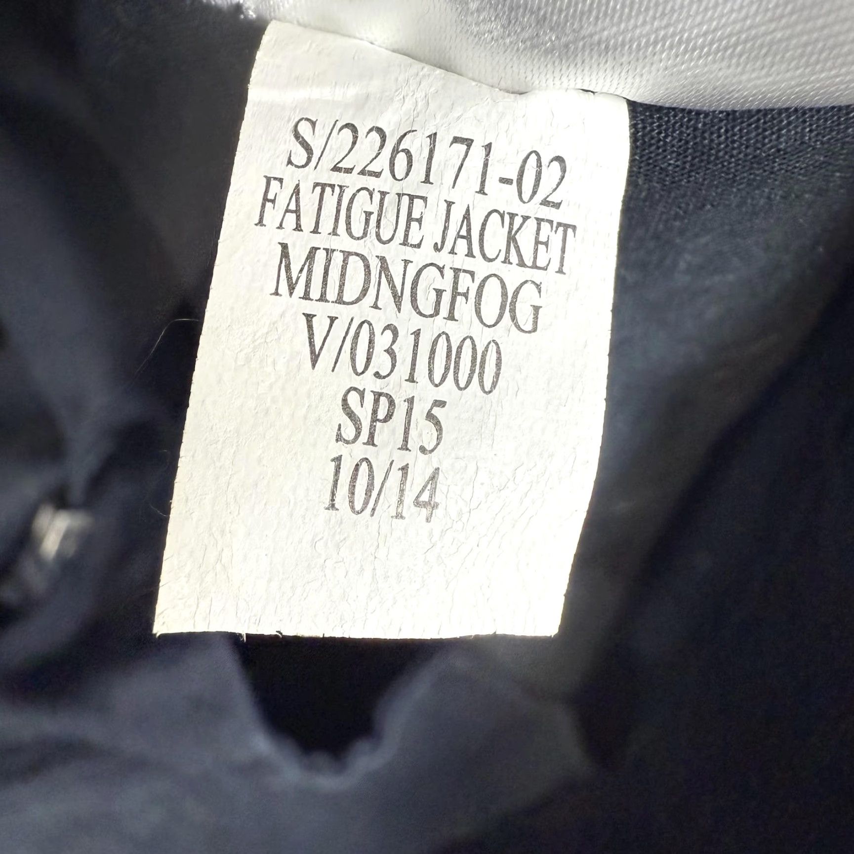 Gap VINTAGE GAP Jacket Fatigue Utility Full Zip Hooded Black Fog S Men’s Small Coat Shirt - Women? Size US S / EU 44-46 / 1 - 6 Thumbnail