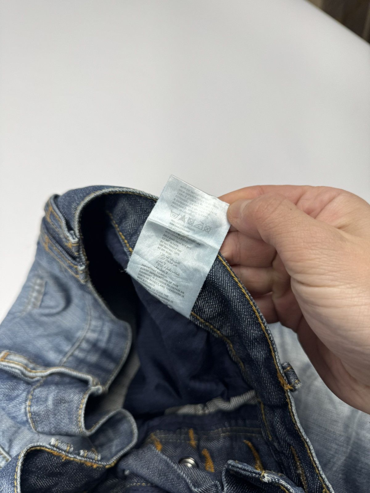 If Six Was Nine Vintage Antony Morato Zip Faded Jeans Size US 32 / EU 48 - 10 Thumbnail