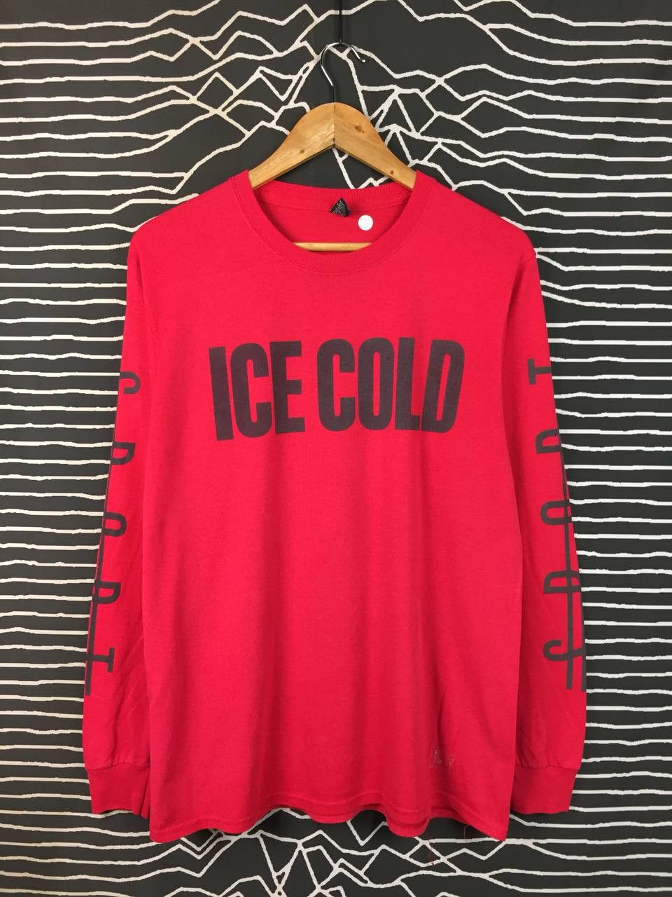 ICNY Vtg Ice Cold New York Hi-Vis Reflective Long Sleeve Tee Size US M / EU 48-50 / 2 - 7 Thumbnail