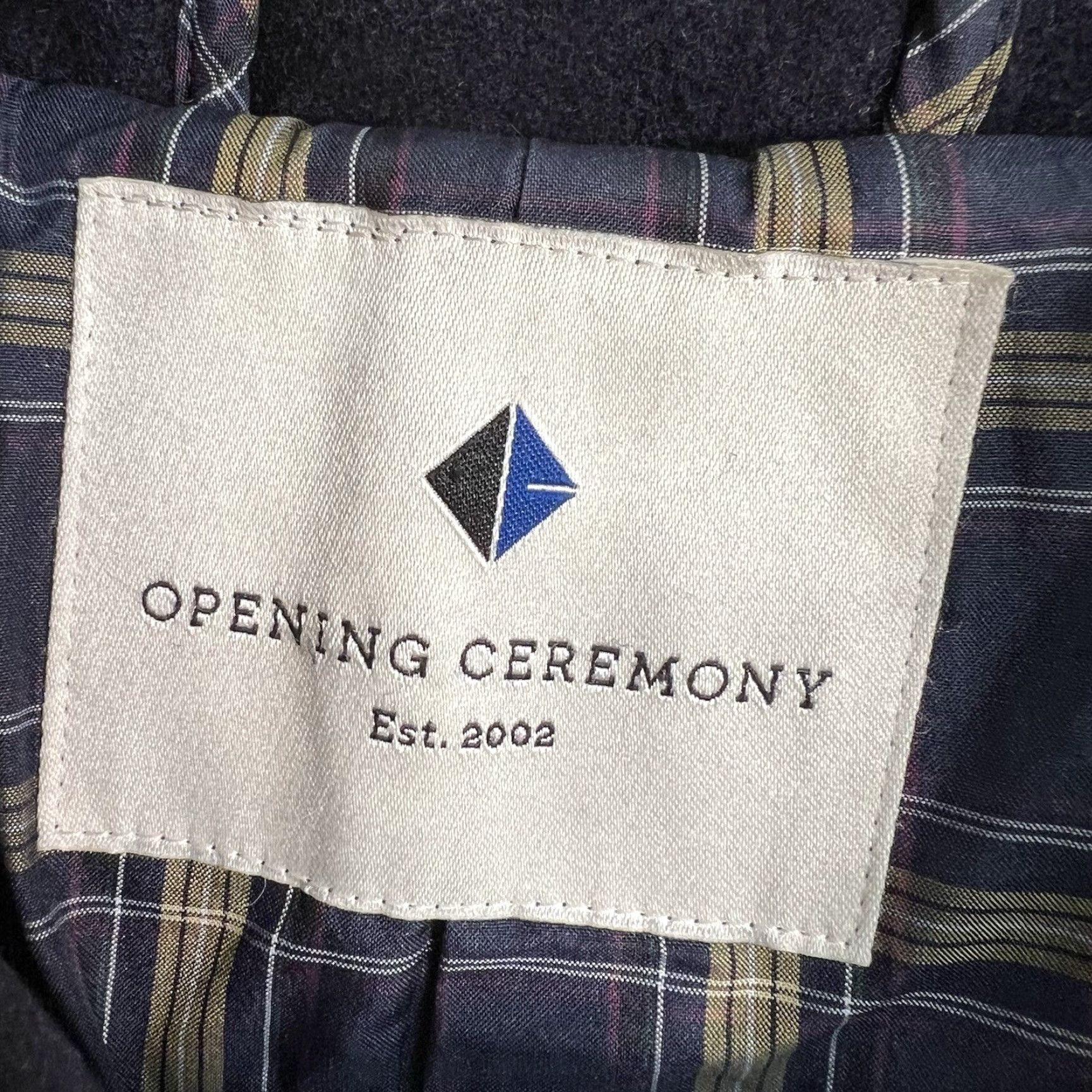 Opening Ceremony VINTAGE Opening Ceremony Coat Wool Hooded Toggle Blue Women Adult S Small Overcoat Size S / US 4 / IT 40 - 7 Thumbnail