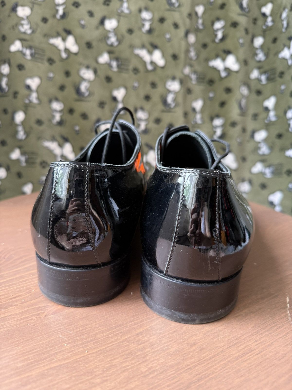 Designer × Dsquared2 Dsquared2 Orange Toes Derby Leather Shoes Size US 11 / EU 44 - 3 Thumbnail