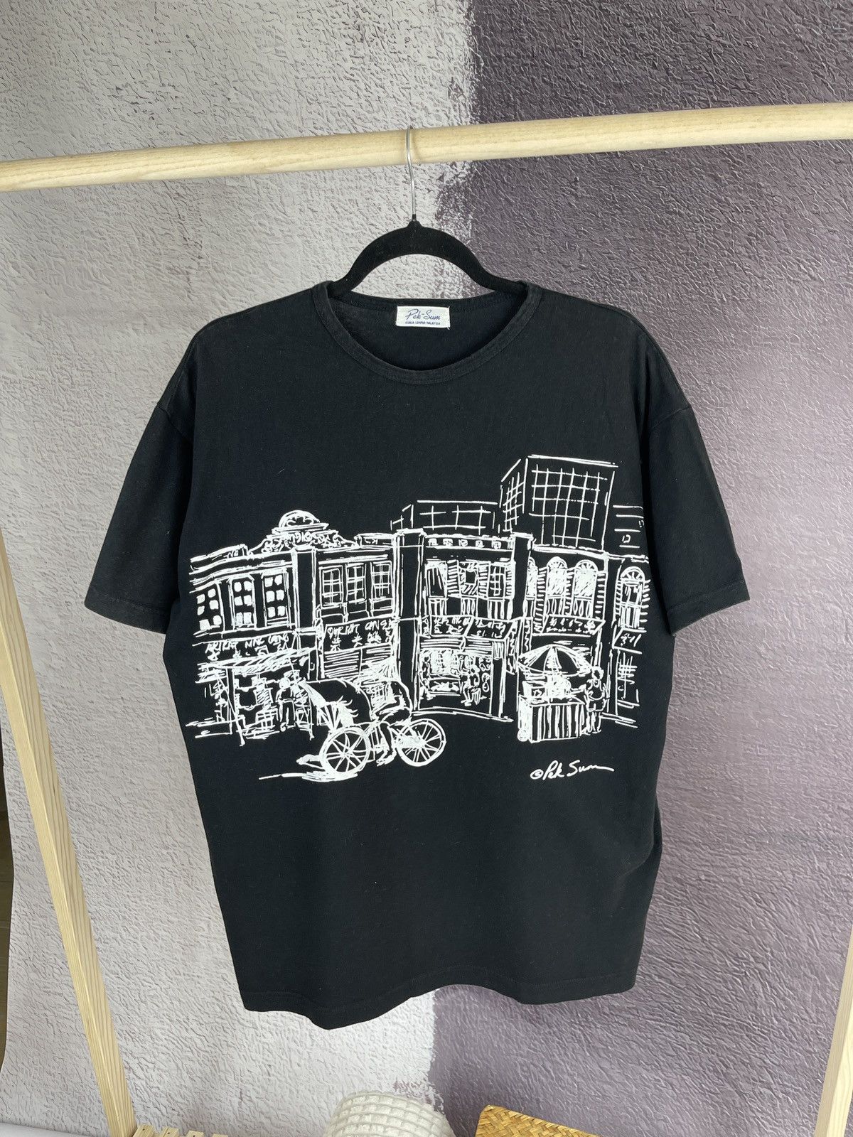 Japanese Brand Pek-Sum Malaysia vintage big logo city tee shirt Size US XL / EU 56 / 4 - 1 Thumbnail